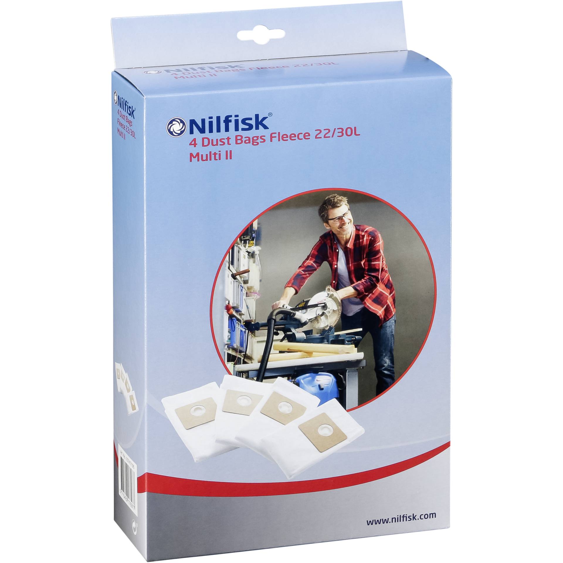 Nilfisk sacchetti per aspirapol. Multi II 22/30