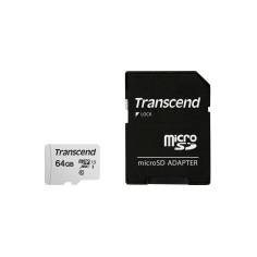 Transcend microSDXC 300S-A  64GB Class 10 UHS-I U1