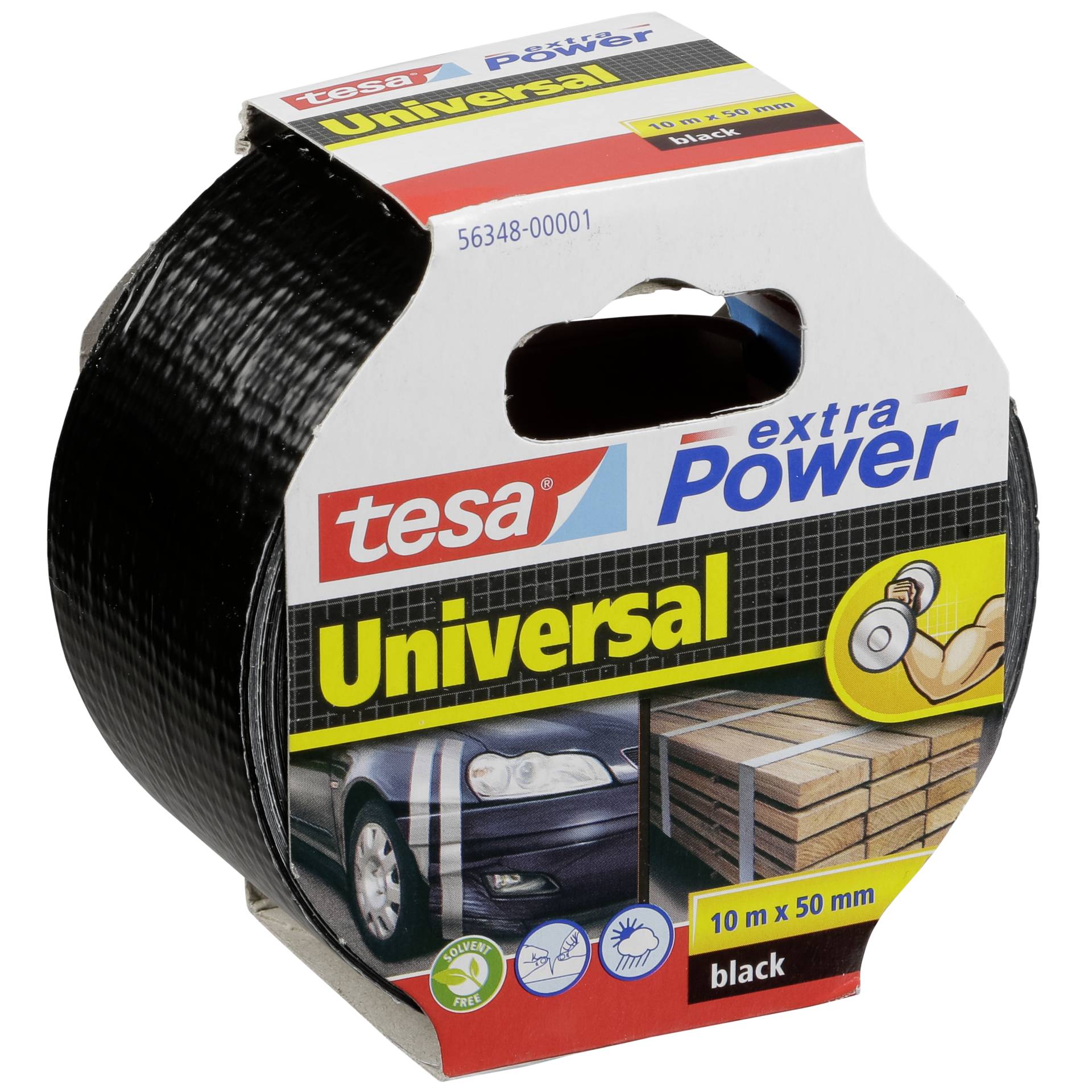 Tesa nastro telato extra Power universale 50 mm x 10 m nero