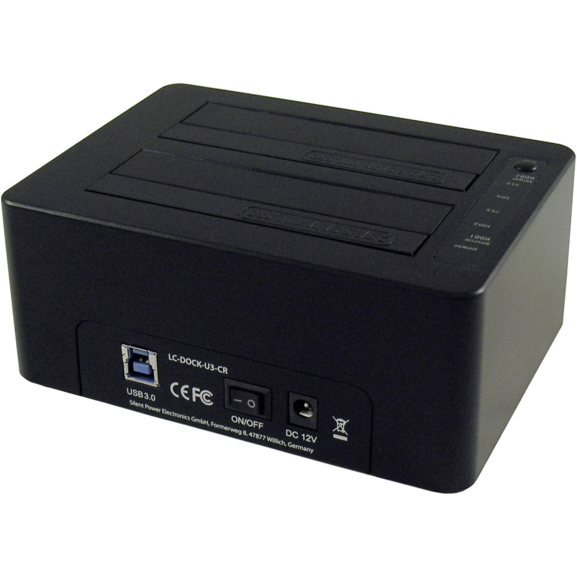 LC Power LC-DOCK-U3-CR HDD docking station CF/SD card r