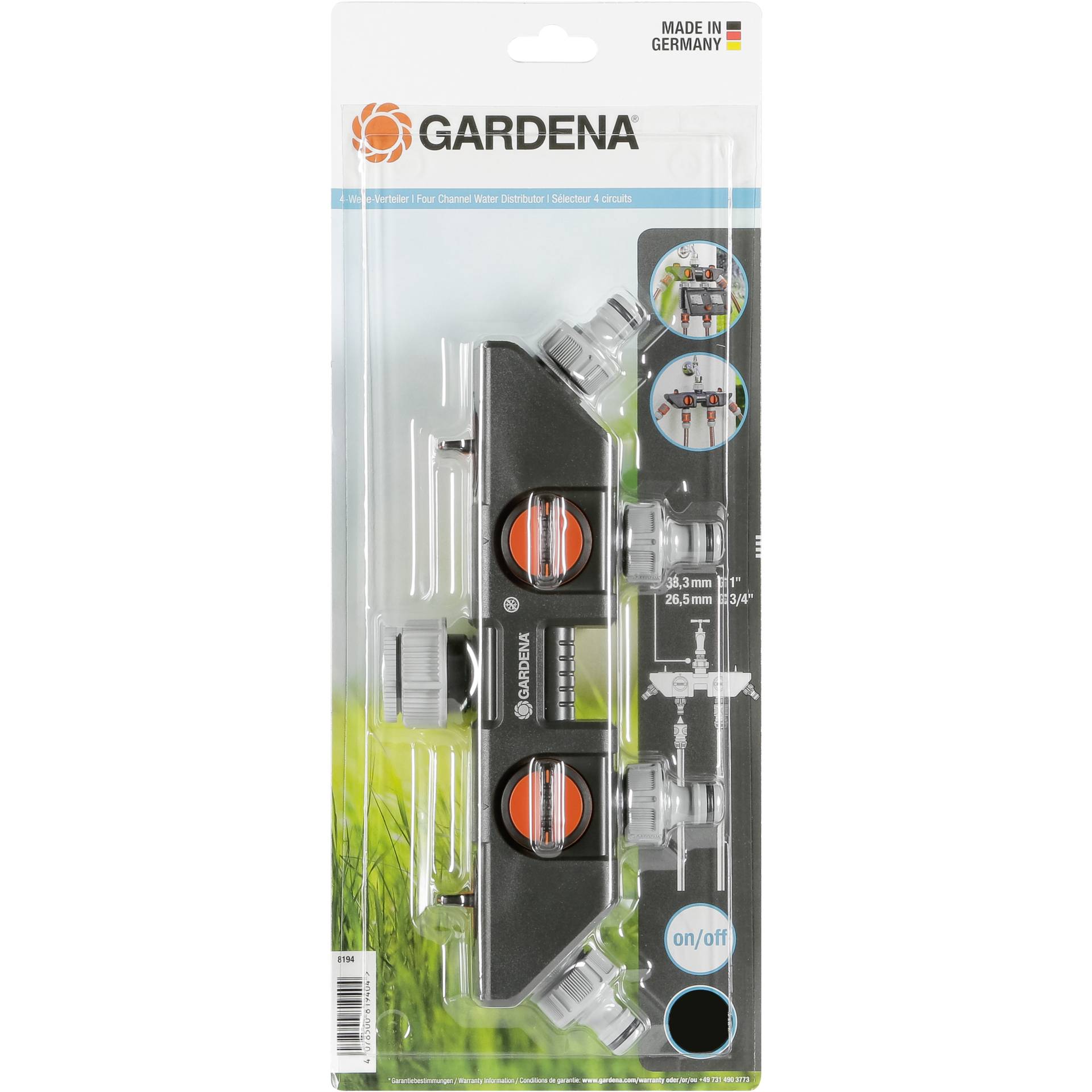 Gardena distributore a 4 vie