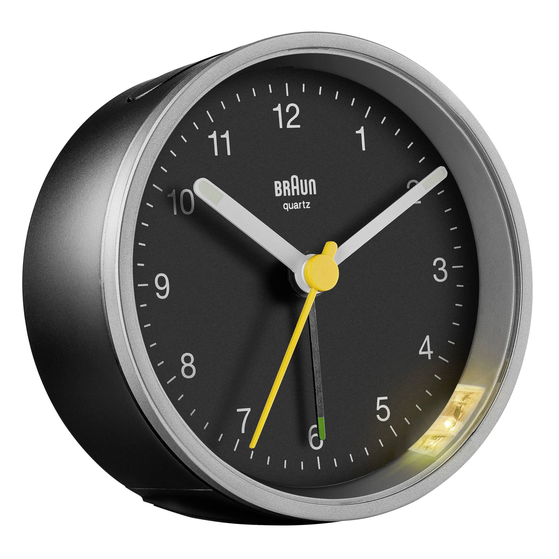 Braun BC 12 SB Sveglia al quarzo argento-nero