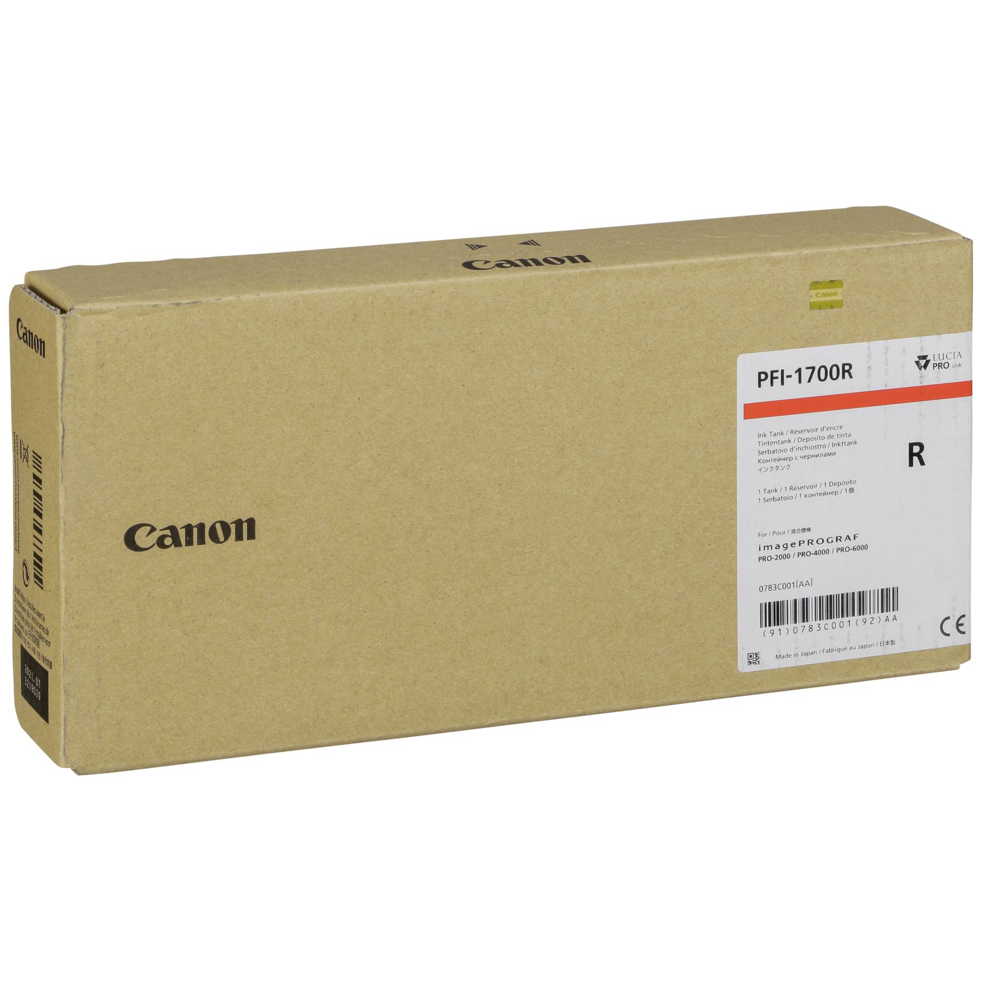 Canon PFI-1700 inchiostro rosso 700 ml
