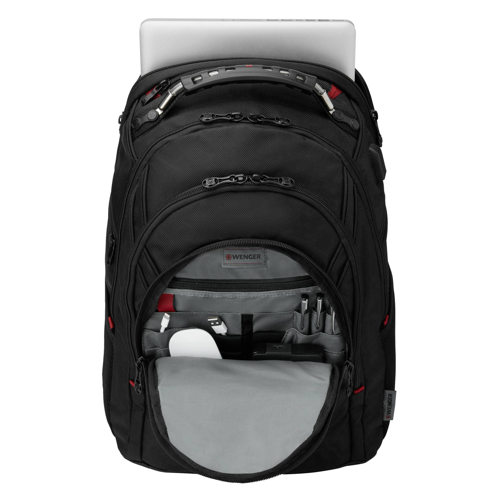 Wenger Ibex Ballistic Deluxe Notebook Zaino 16  nero