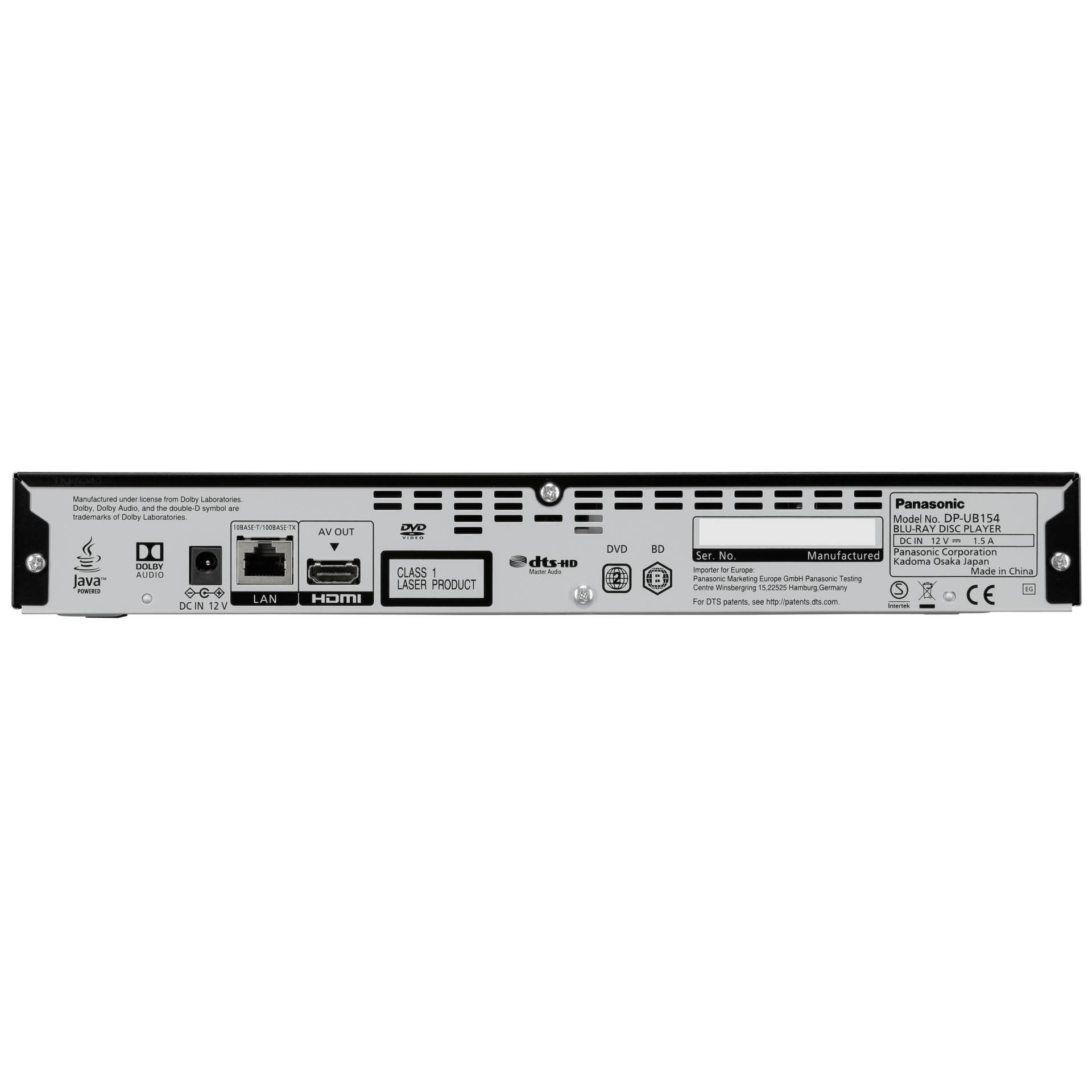 Panasonic DP-UB154EG-K nero