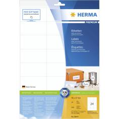 Herma etichette 70x37 bianco 10 fogli A4 240 pezzi       864 2