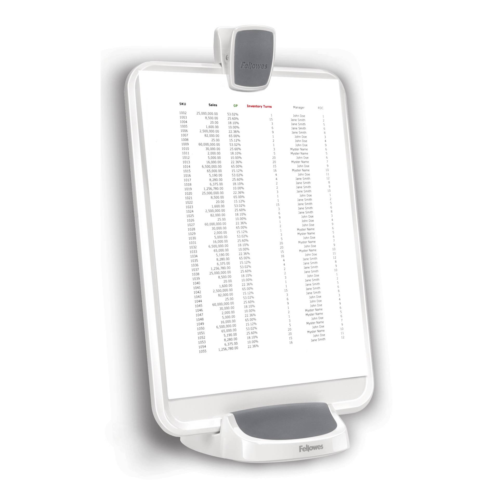 Fellowes I-Spire Series leggio reggidocumenti bianco