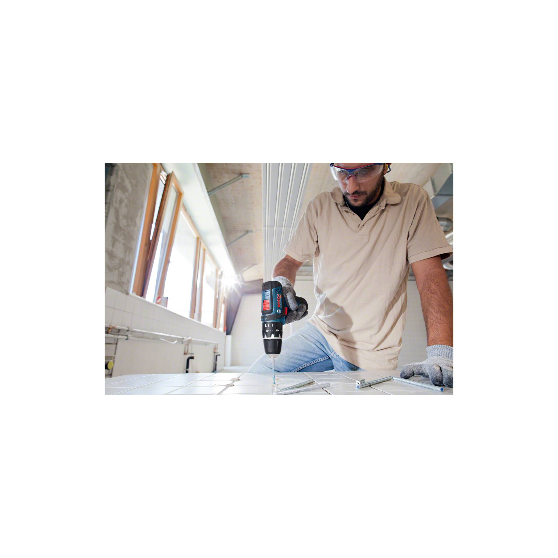 Bosch GSR 12V-15 Vorteils-Set Trapano avvitatore a batteria