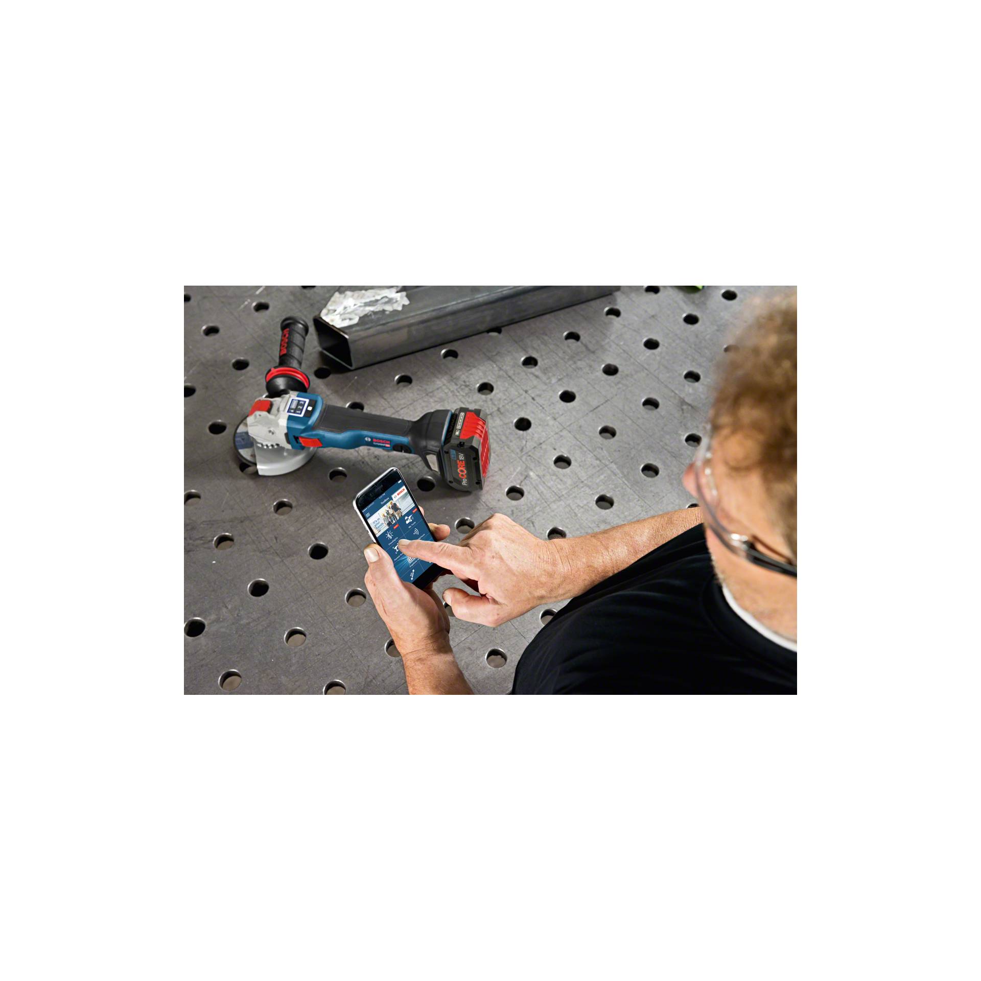 Bosch GWX 18V -10 SC Smerigliatrice angolare a batt.