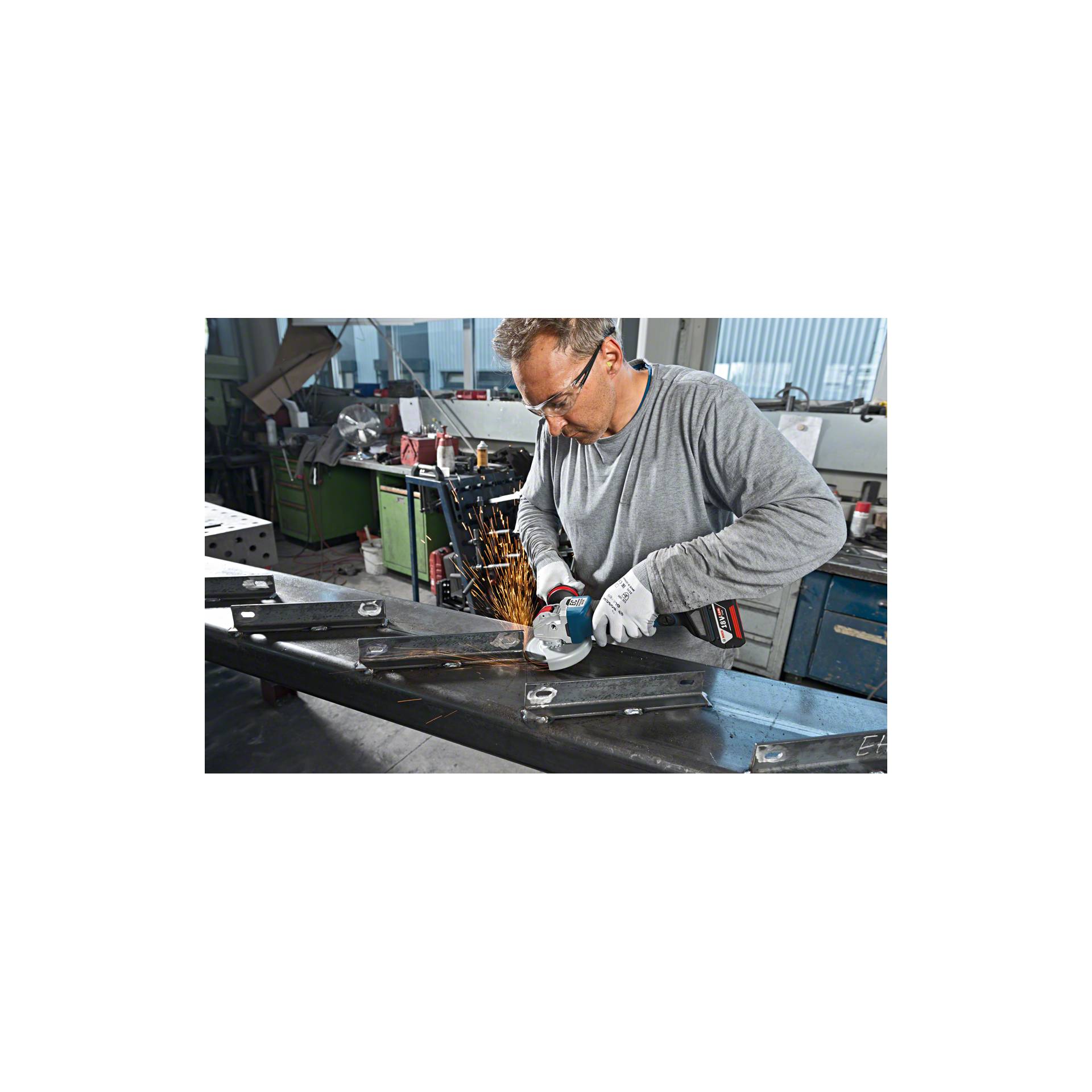 Bosch GWX 18V-10 PC Smerigliatrice angolare a batt.