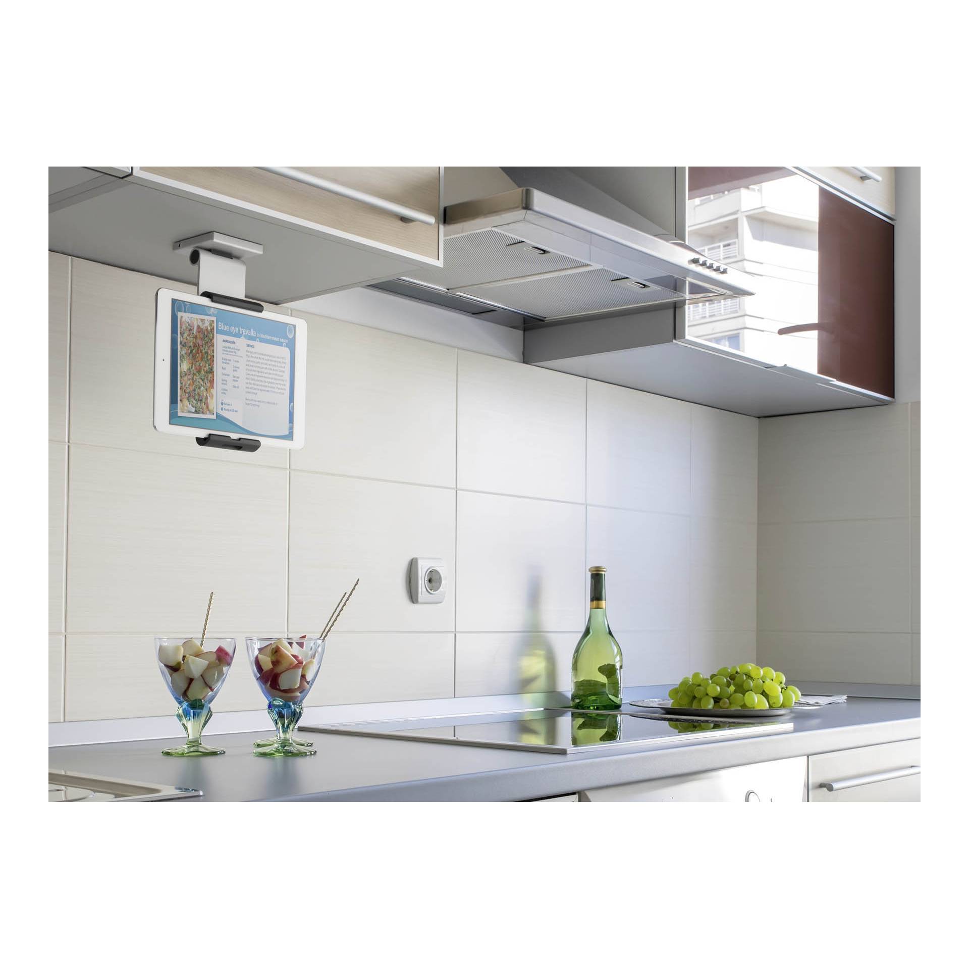 Durable Tablet Holder WALL PRO metallico argento 8935-23