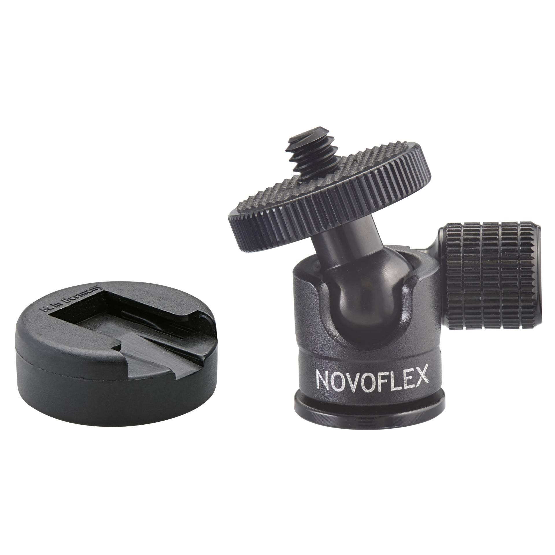 Novoflex Ball Head small with Hot Shoe