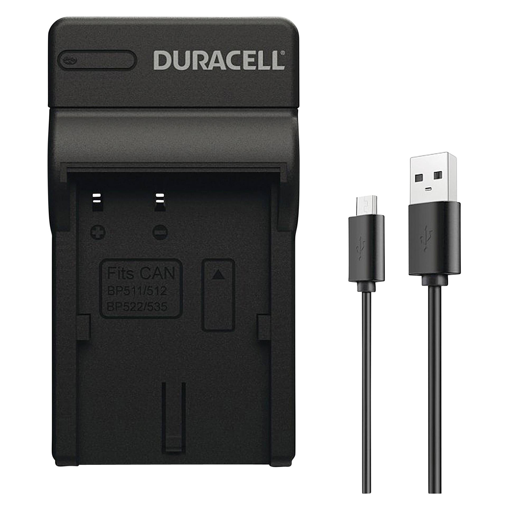 Duracell caricabatt.con cavo USB per DRC511/BP-511