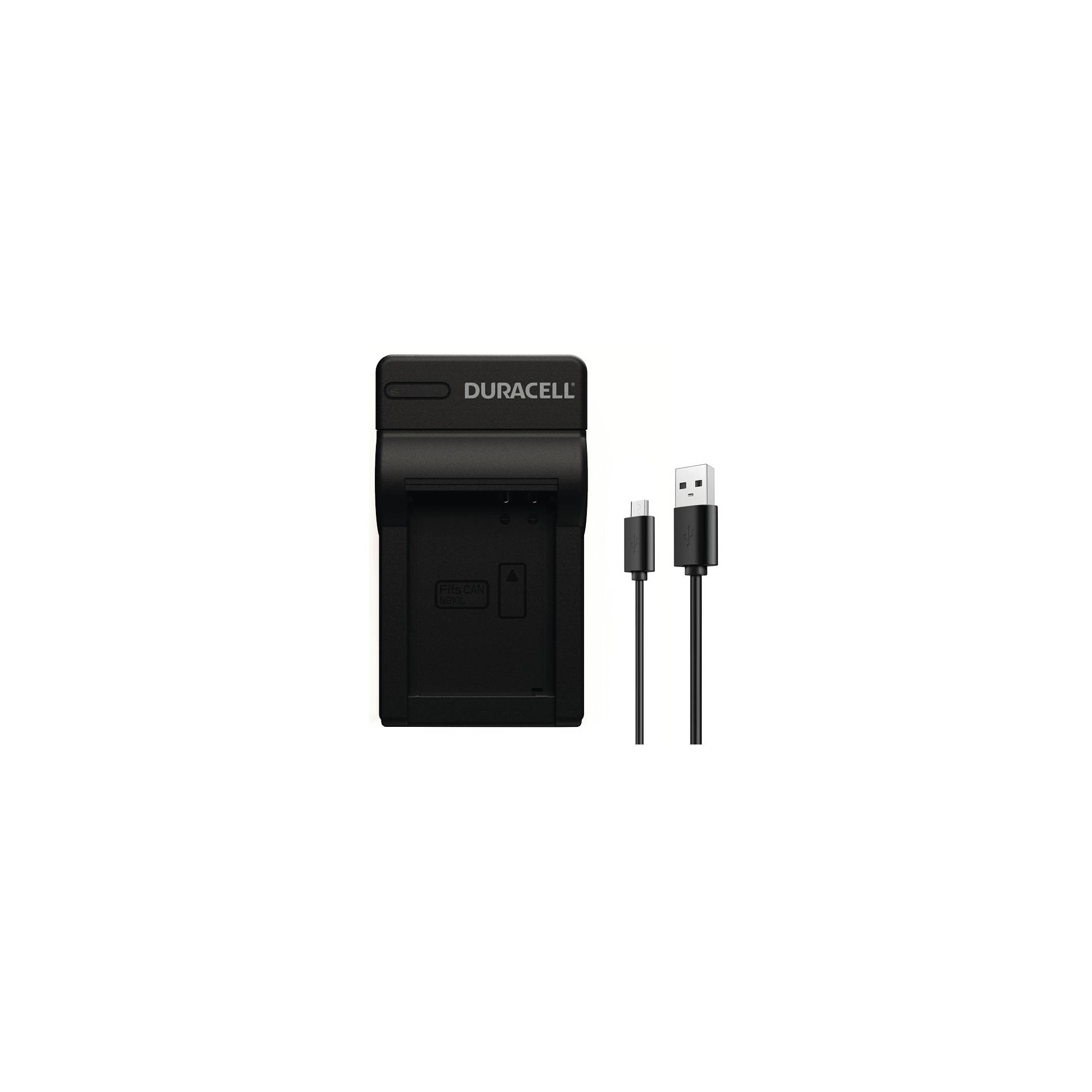 Duracell caricabatt.con cavo USB per DRC10L/NB-10L