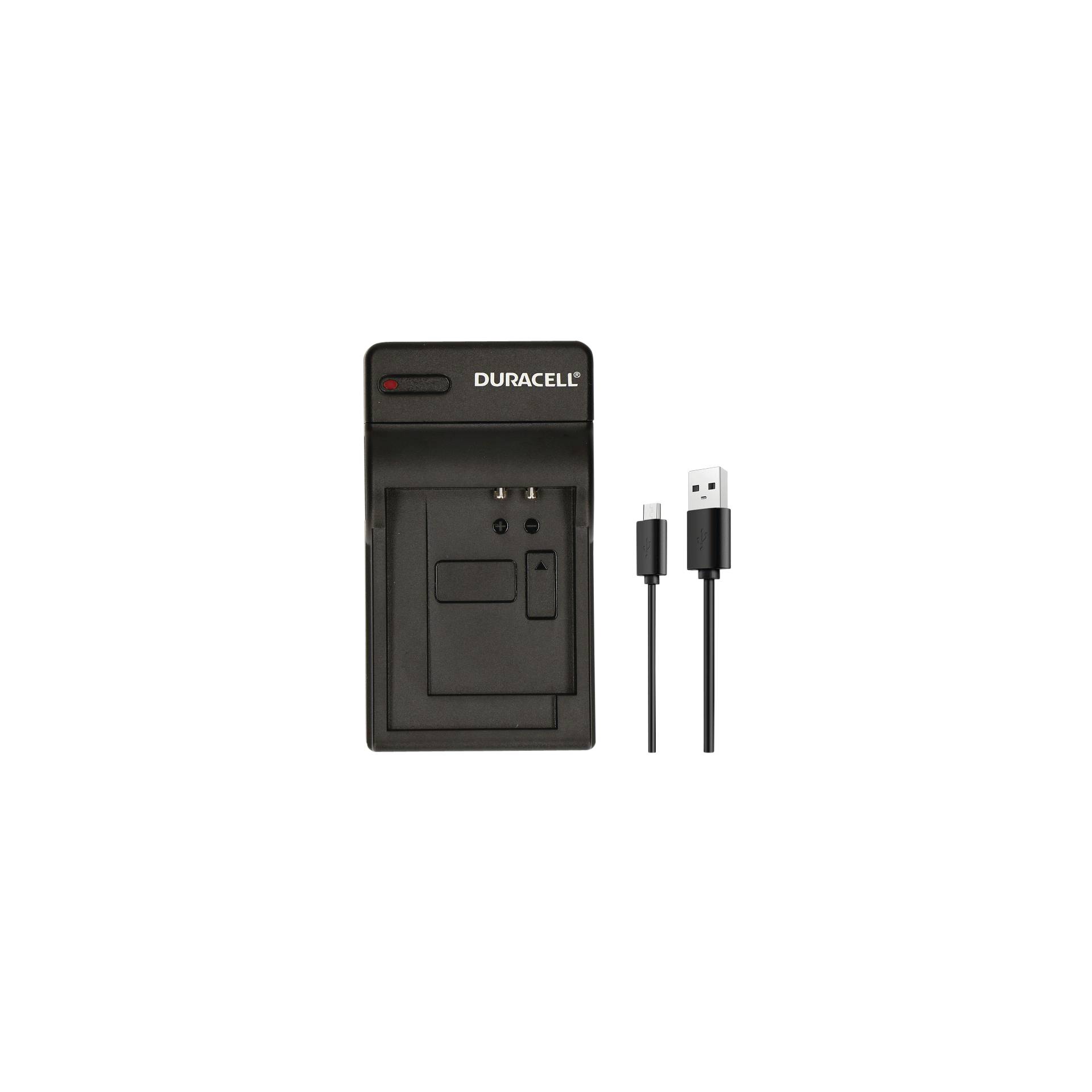 Duracell caricabatt.con cavo USB per DR9964/Olympus BLS-5
