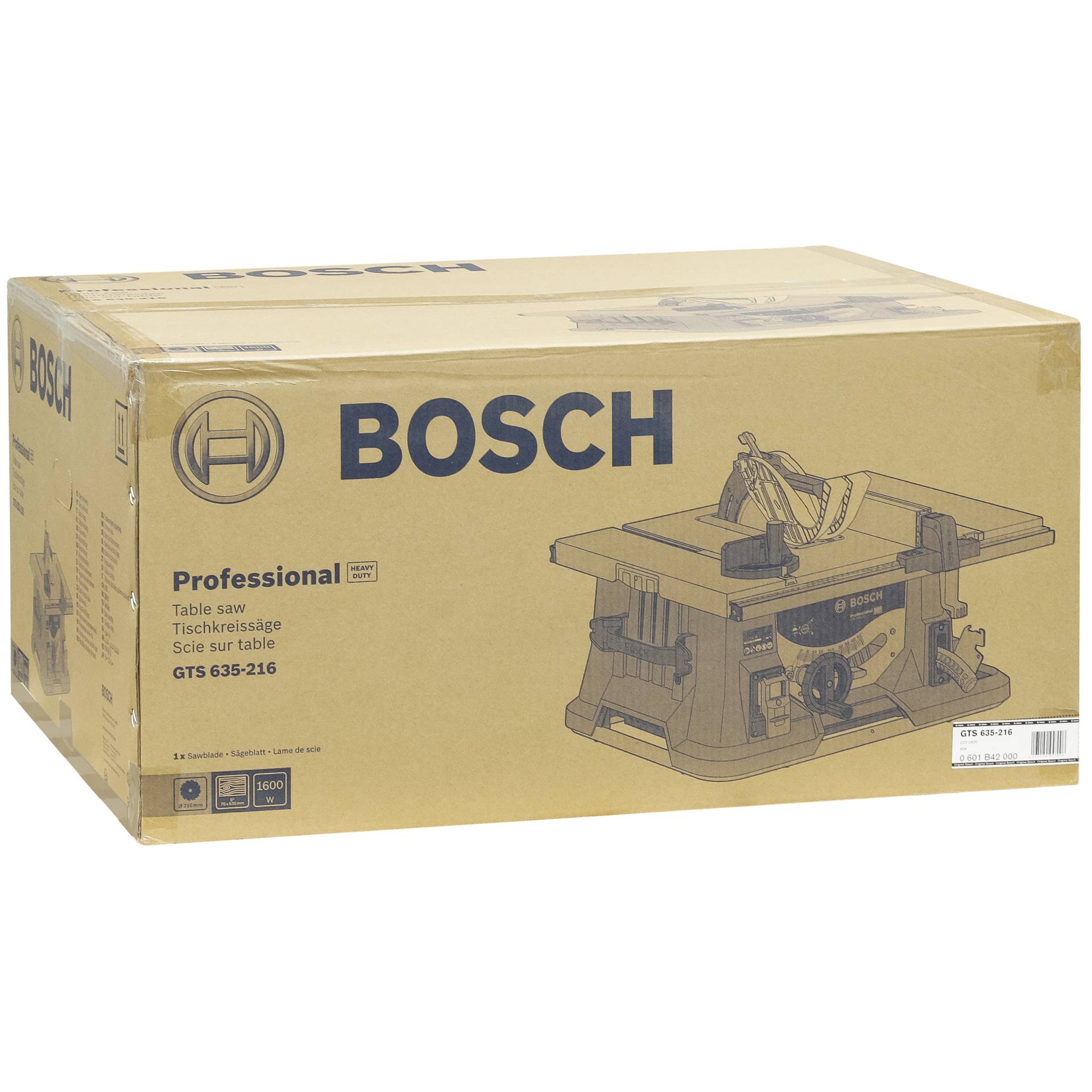 Bosch GTS 635-216 Professional Banco sega