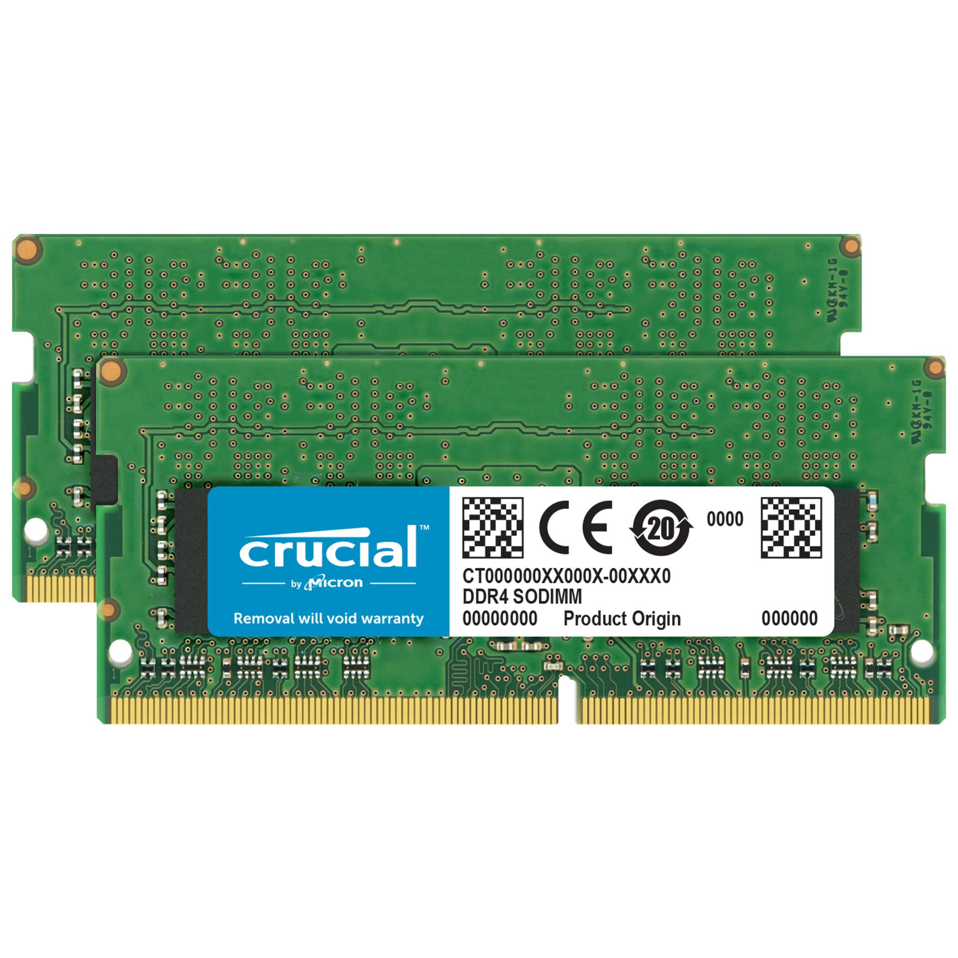 Crucial 16GB DDR4 2666 MT/s Set 8GBx2 SODIMM 260pin for Mac