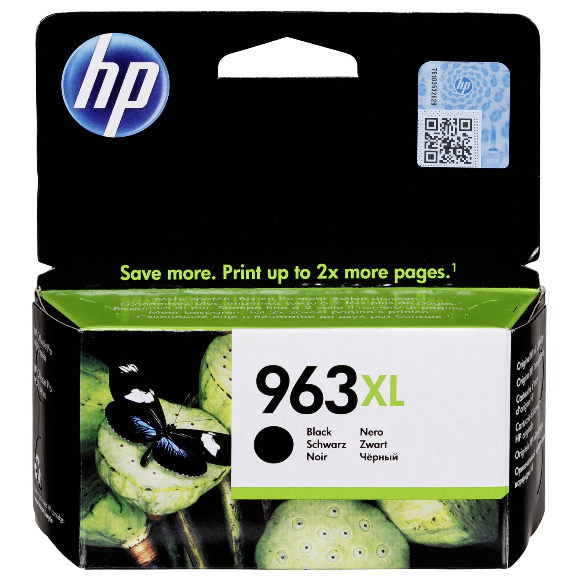 HP 3JA30AE cartuccia nero No. 963 XL