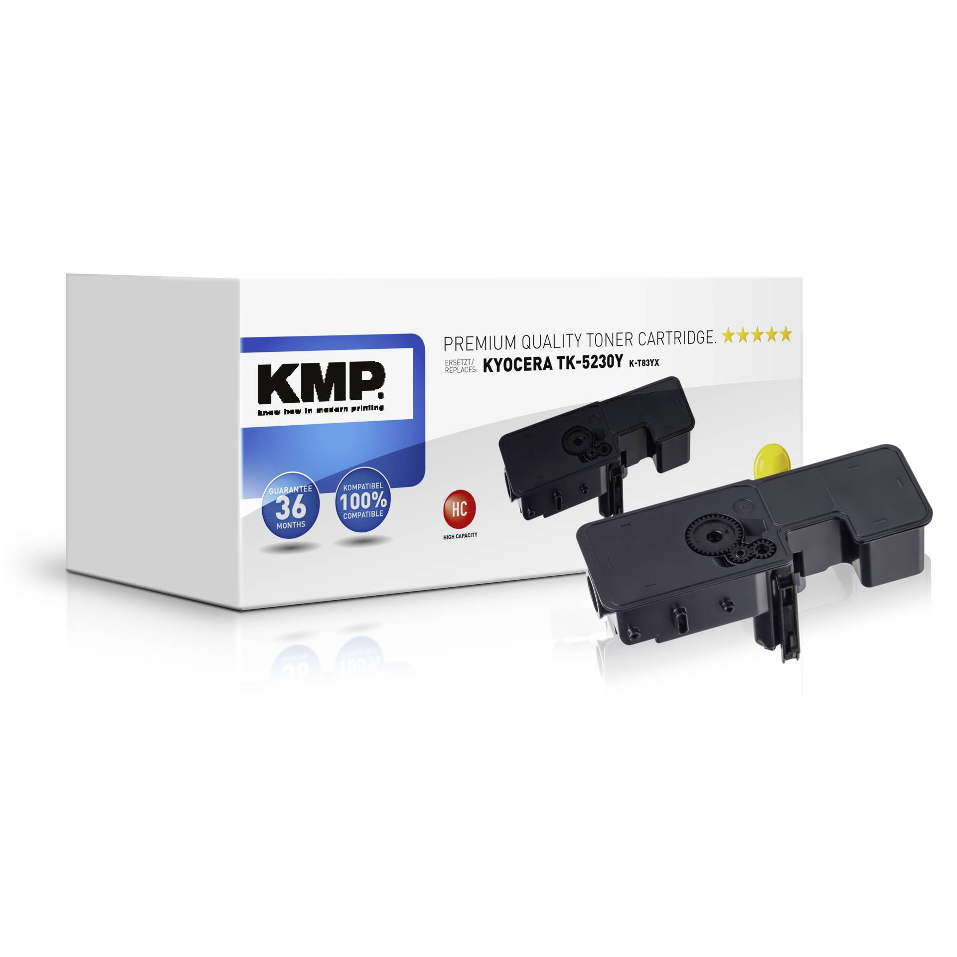 KMP K-T83YX cartuccia giallo compatib. con Kyocera TK-5230 Y