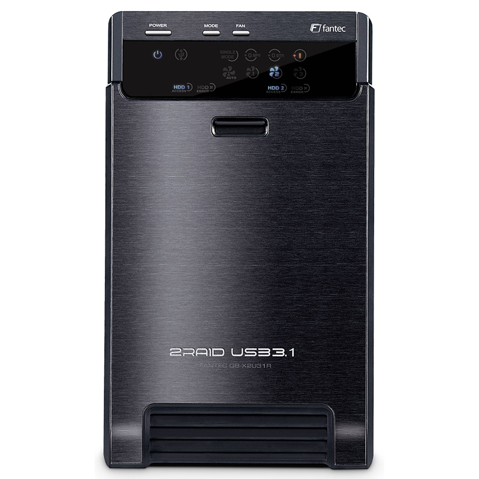 Fante QB-X2U31R nero 2 x 3,5 SATA Raid HDD USB 3.1