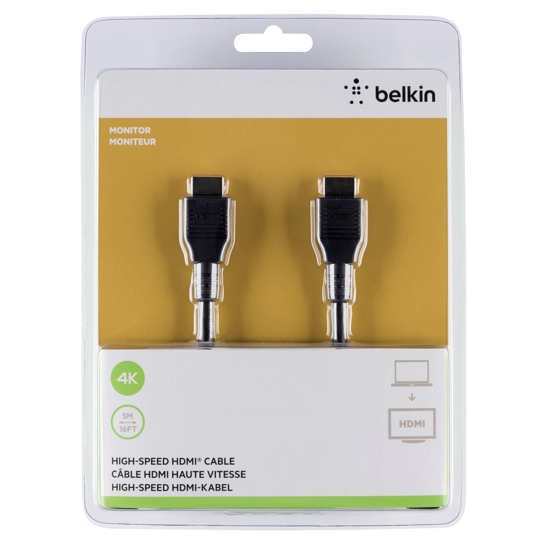 Belkin HDMI Standard Audio Video cavo 4K/Ultra HD compatibil