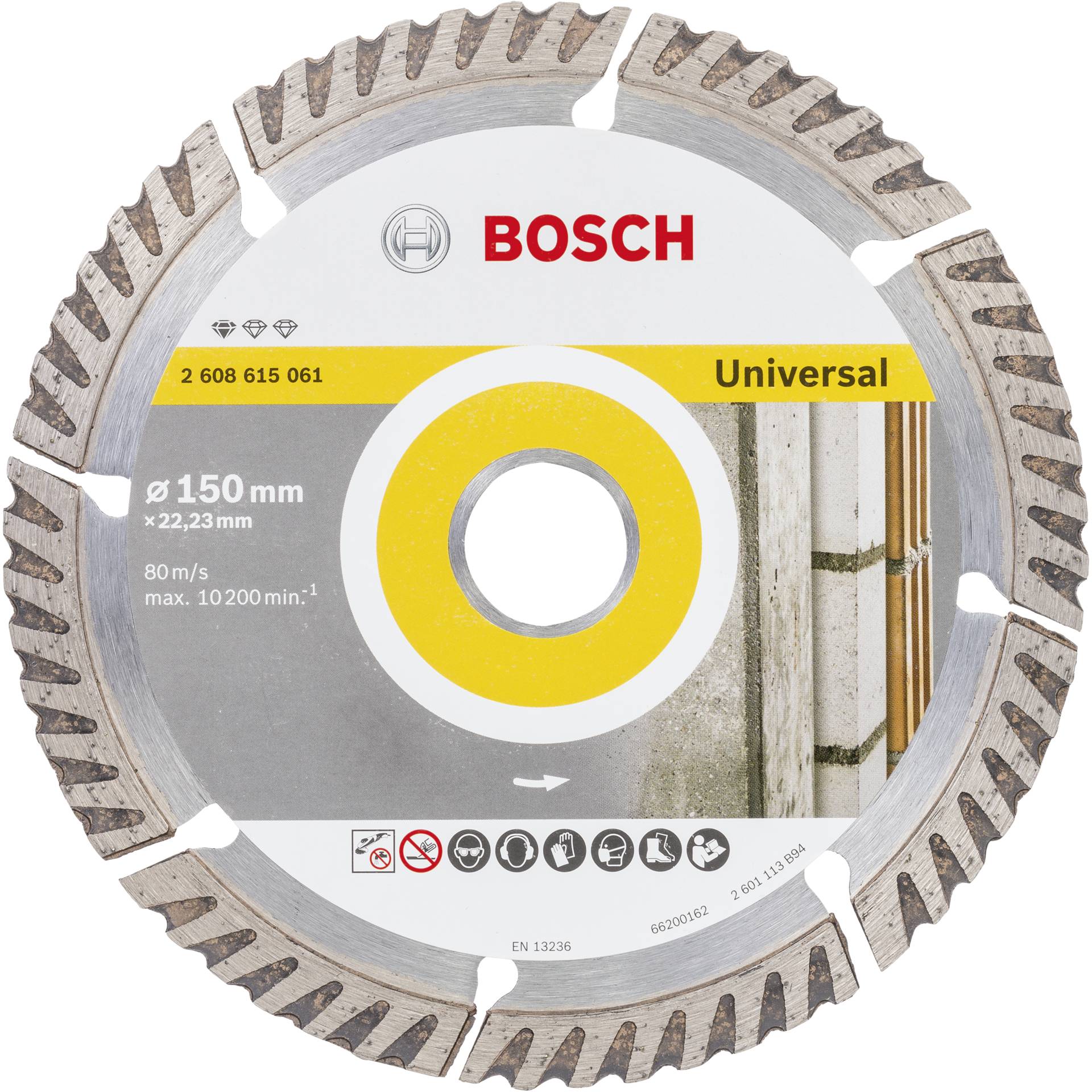 Bosch 10 DIA-TS 150x22,23 Standard for Universal 10 piece