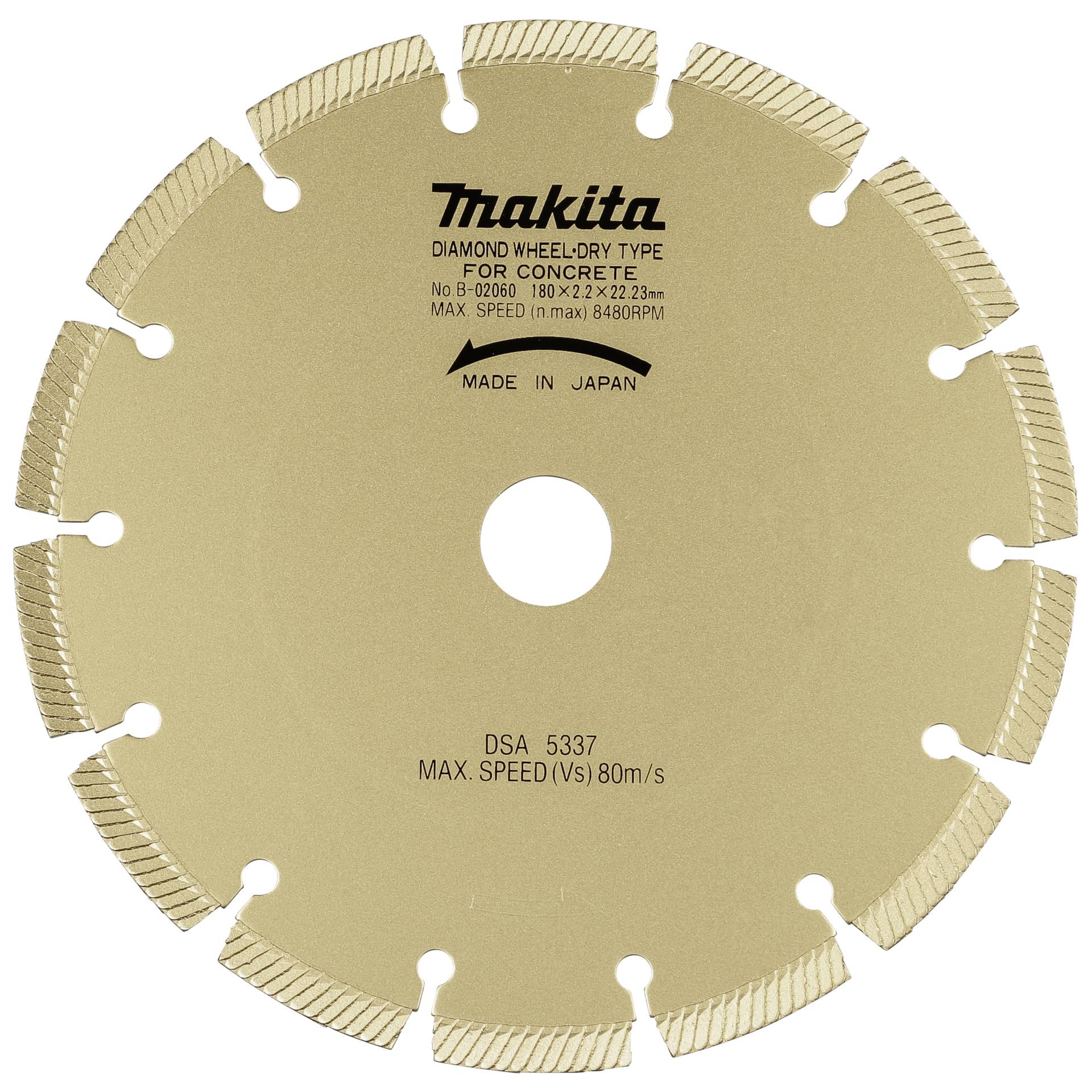 Makita B-02060 180 mm mola diamantata