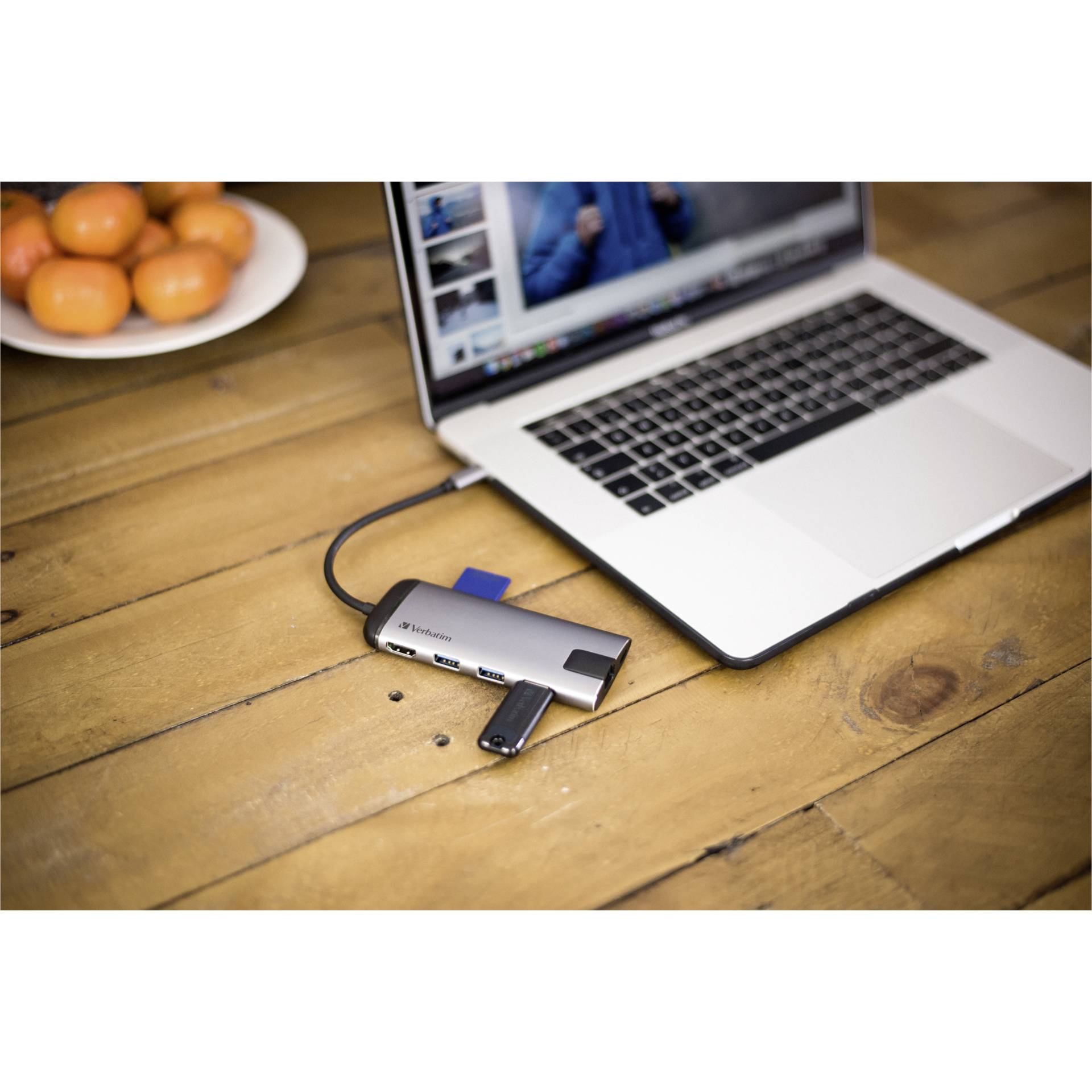 Verbatim USB-C adatt. USB 3.1 GEN 1 USB 3.0 + HDMI + SDHC +