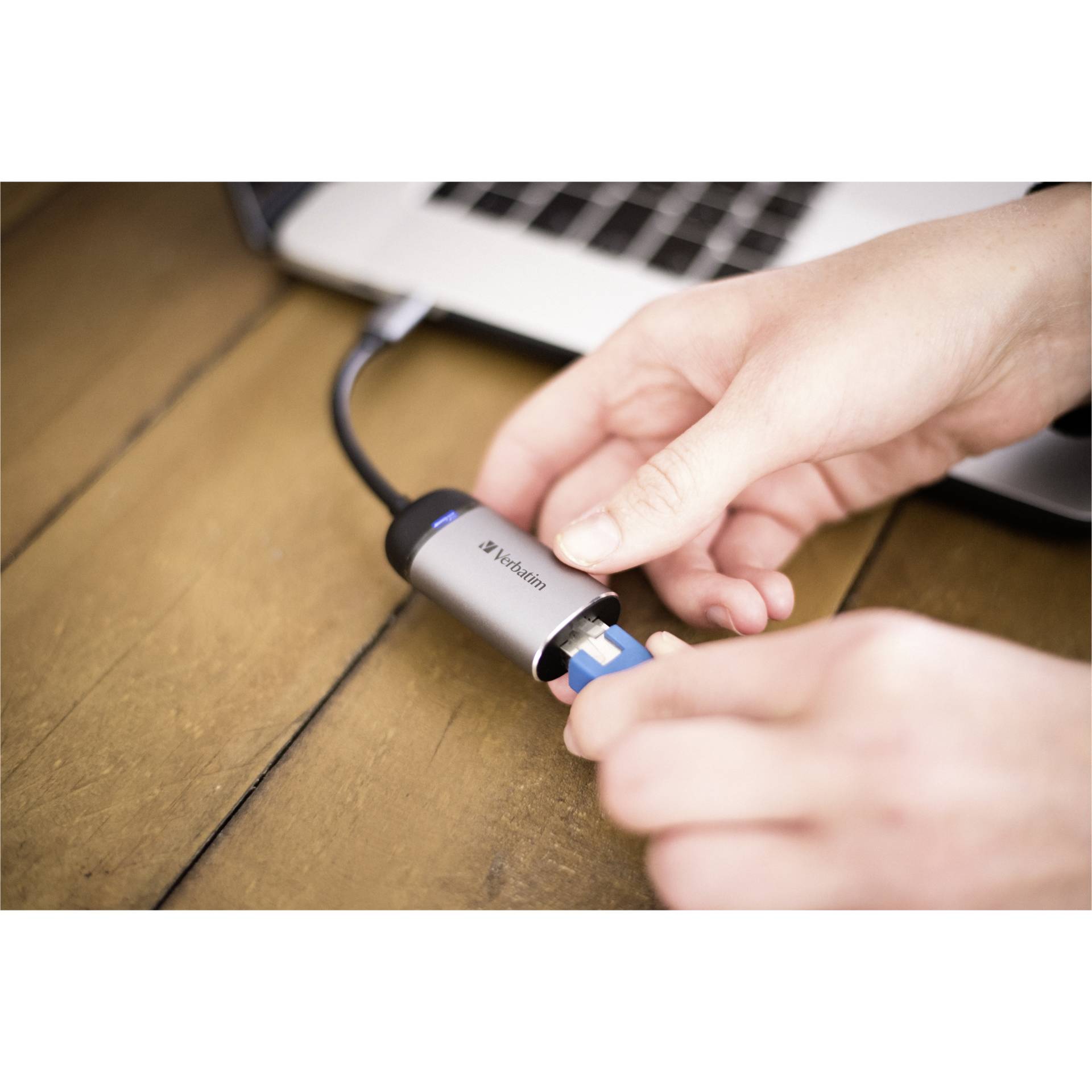 Verbatim USB-C GIGABIT adatt. Ethernet cavo 10 cm