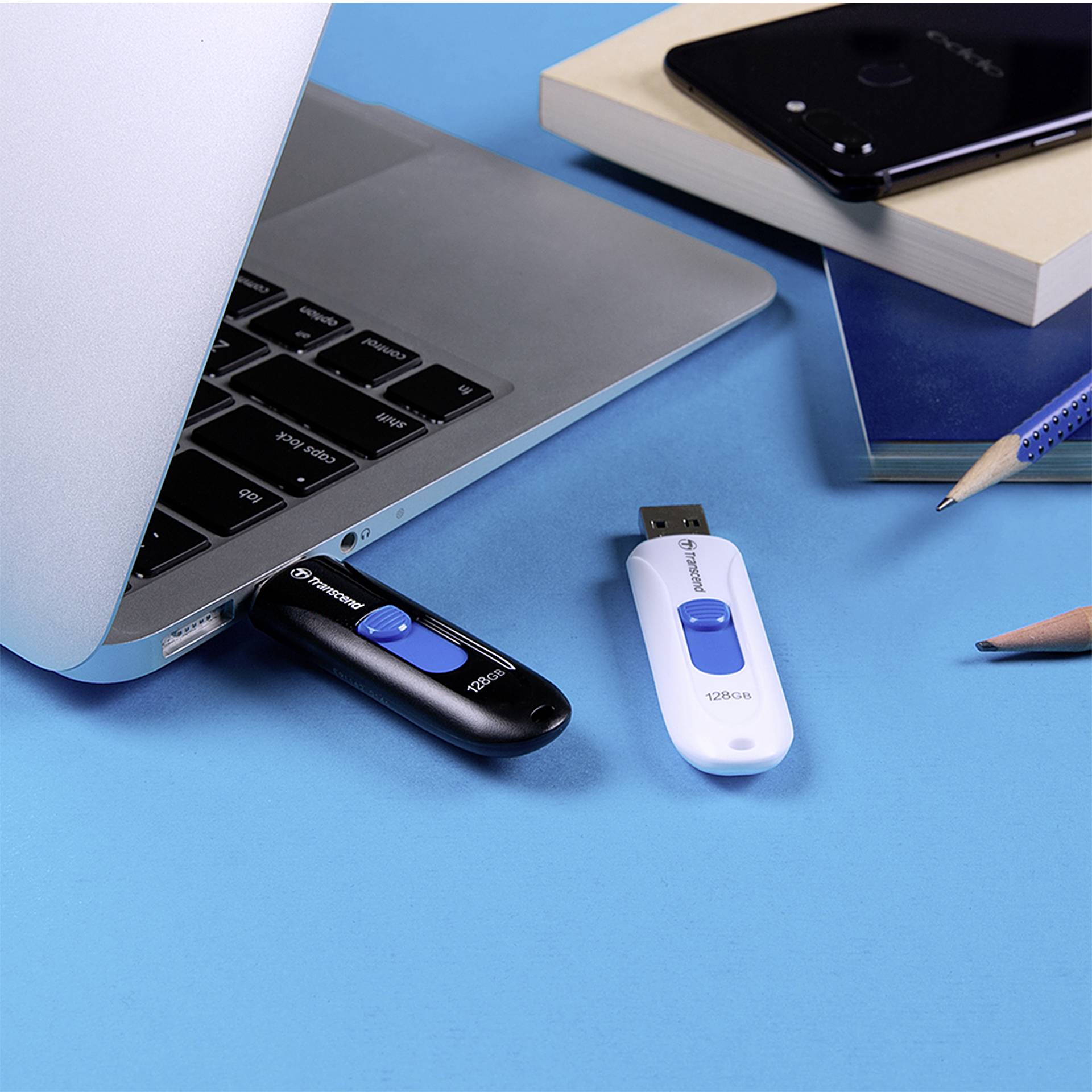 Transcend JetFlash 790     256GB USB 3.1 Gen 1 nero