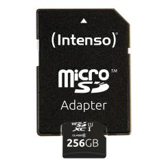 Intenso microSDXC Cards    256GB Class 10 UHS-I Premium 2