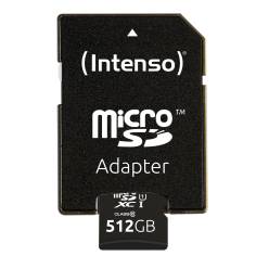 Intenso microSDXC Cards    512GB Class 10 UHS-I Premium 2
