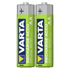 1x2 Varta Akku Professional Accu NiMH 1600 mAh AA Phone Powe 2
