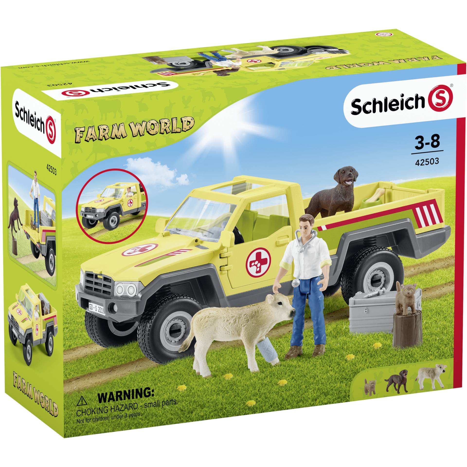 Schleich Farm World        42503 Pick up del veterinario