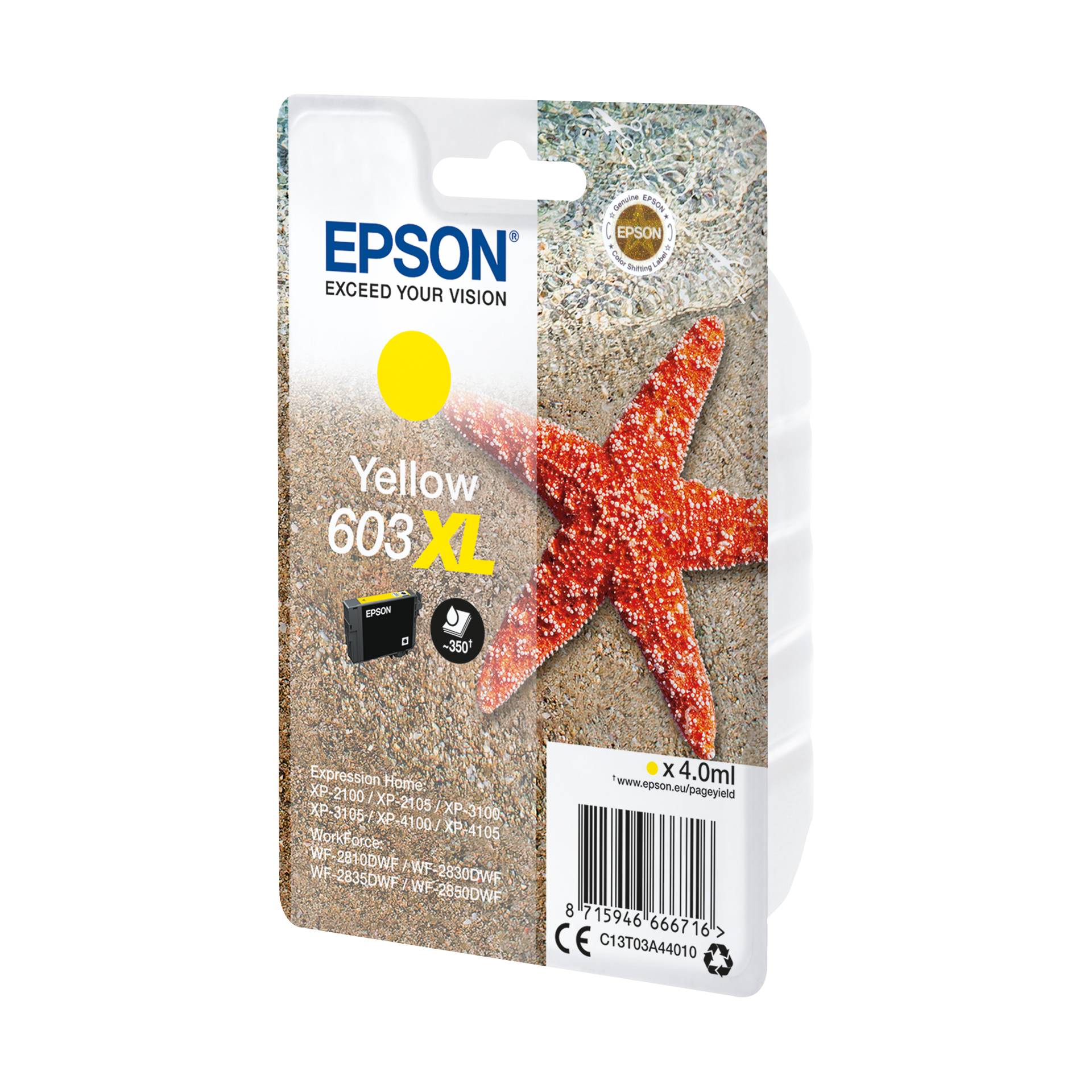 Epson cartuccia giallo 603 XL                    T 03A4