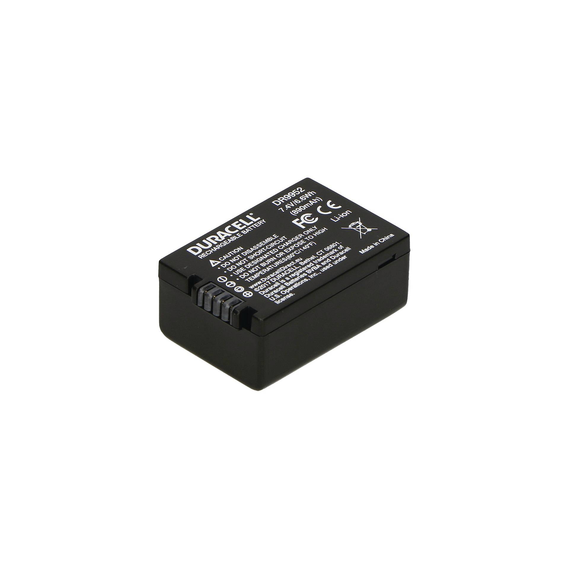 Duracell batt. ioni litio 890mAh per Panasonic DMW-BMB9E