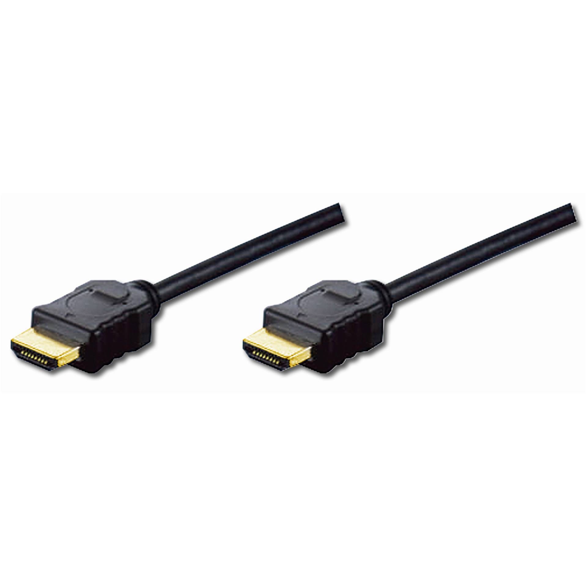 Digitus HDMI High Speed Ethernet Type A SSt/St 2m Full HD bl