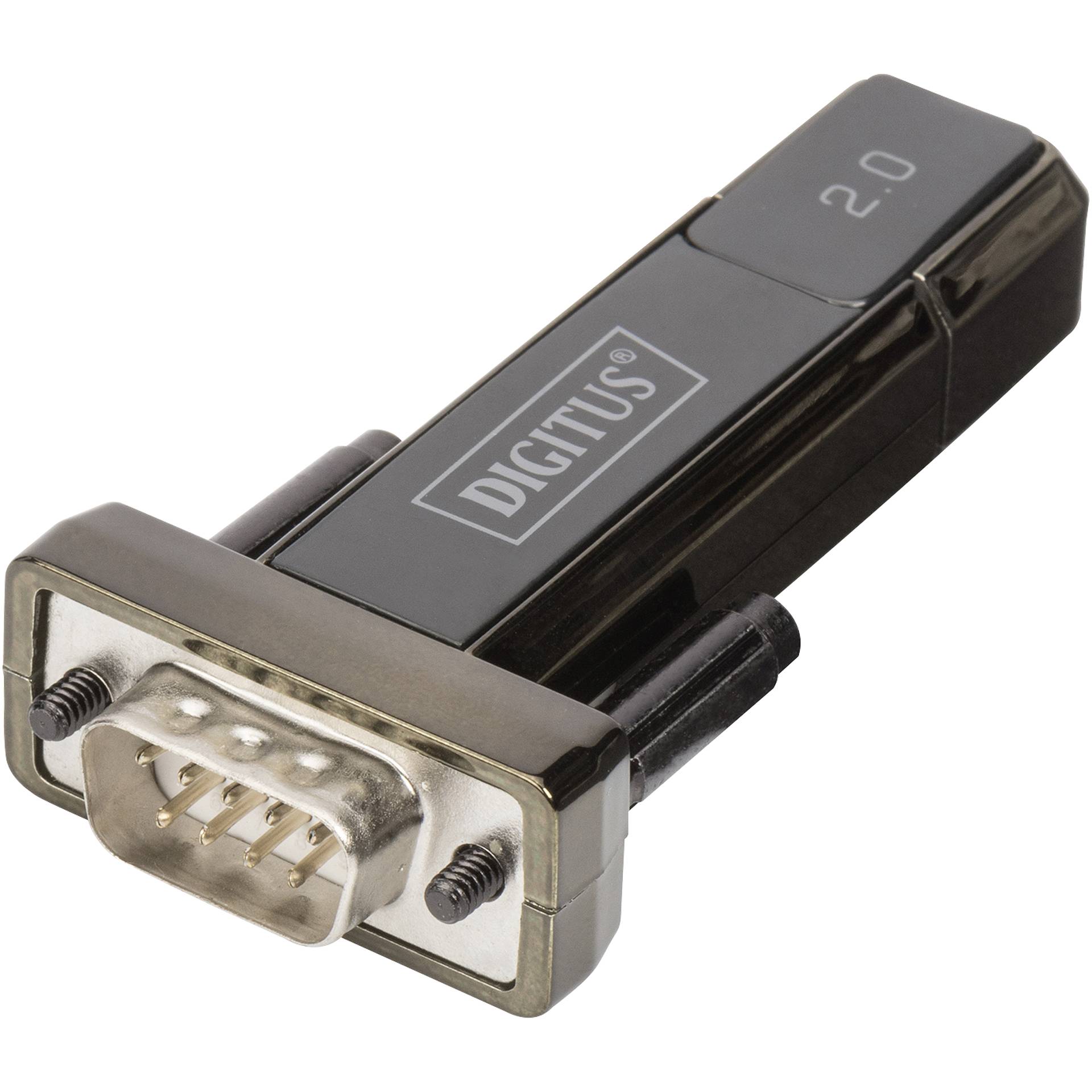 DIGITUS USB2.0 Serial adapter DSUB 9M incl. USB A Cable 80cm
