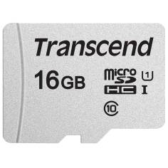Transcend microSDHC 300S-A  16GB Class 10 UHS-I U1 2