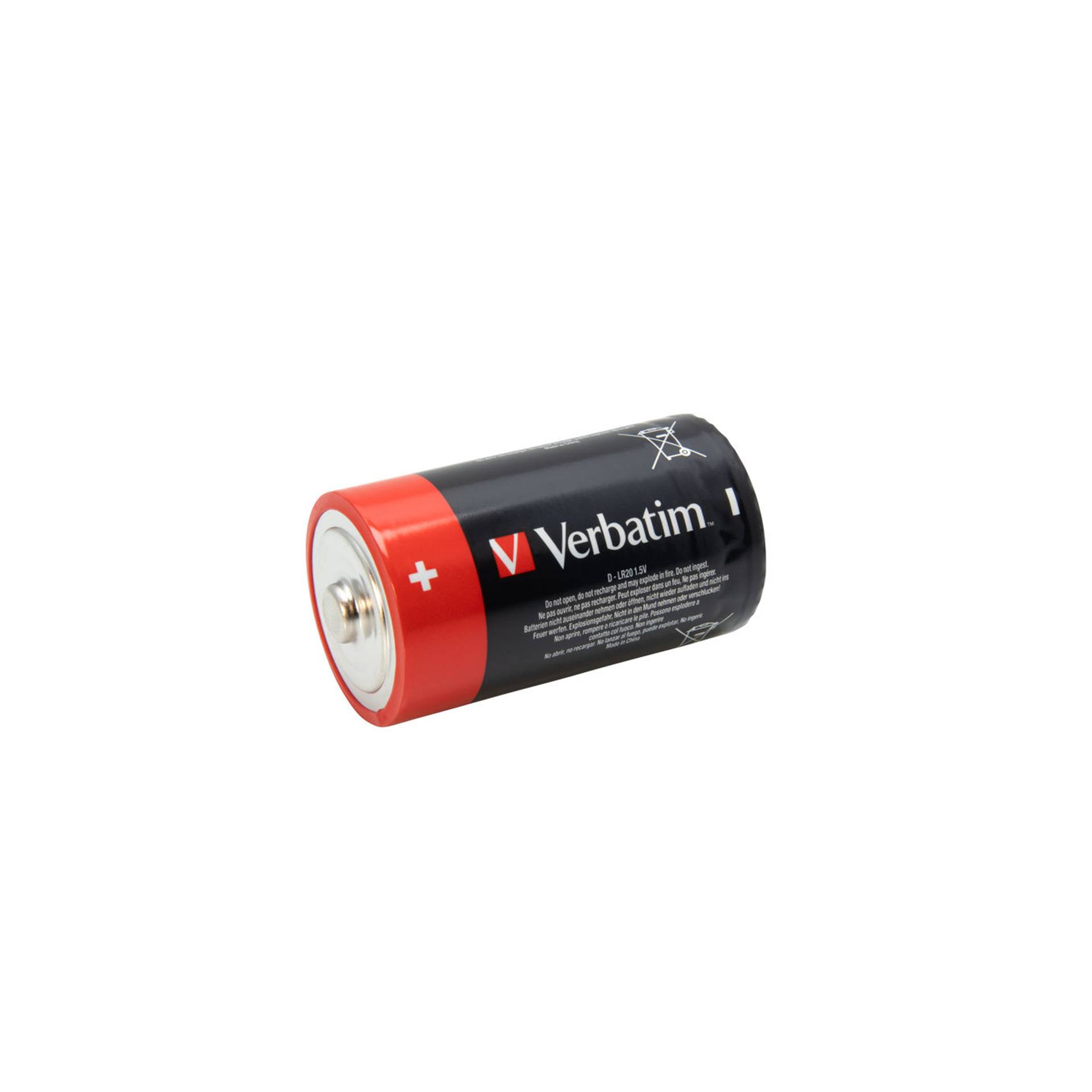 1x2 Verbatim batterie alcaline Mono D LR 20               49