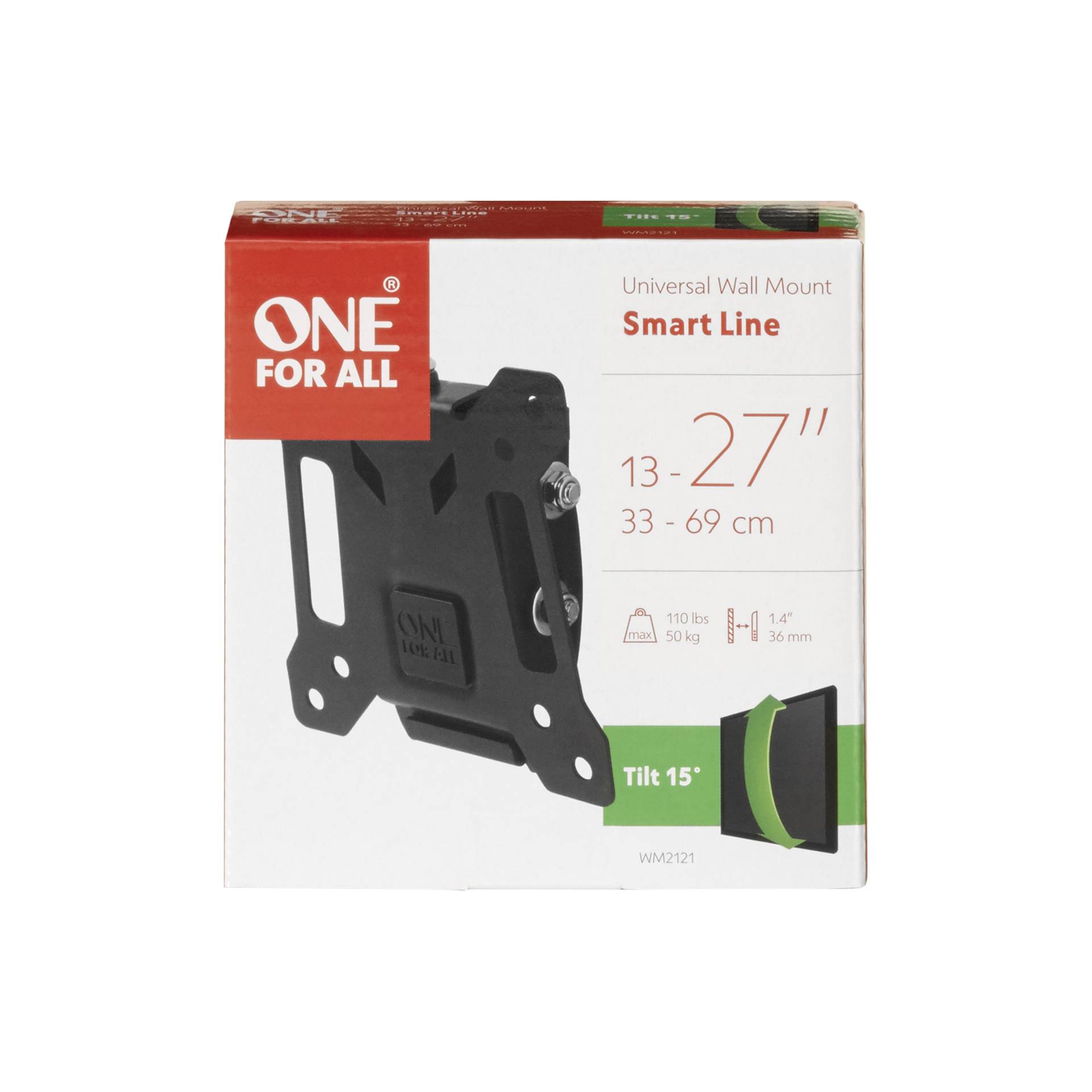 One for All TV supp. murale 27 Smart Tilt