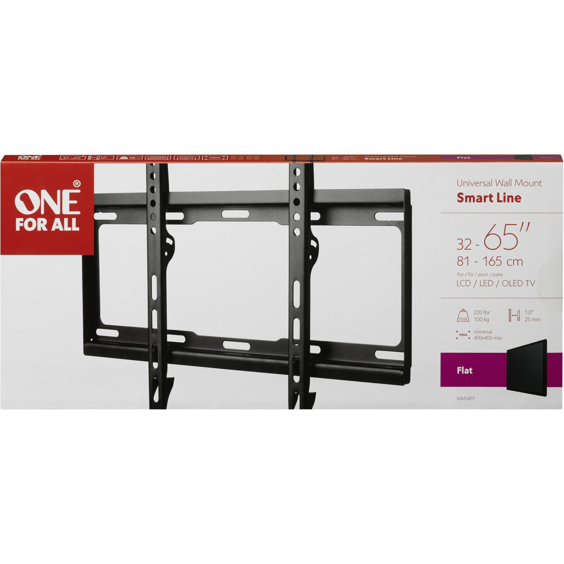 One for All TV supp. murale 55 Smart Flat