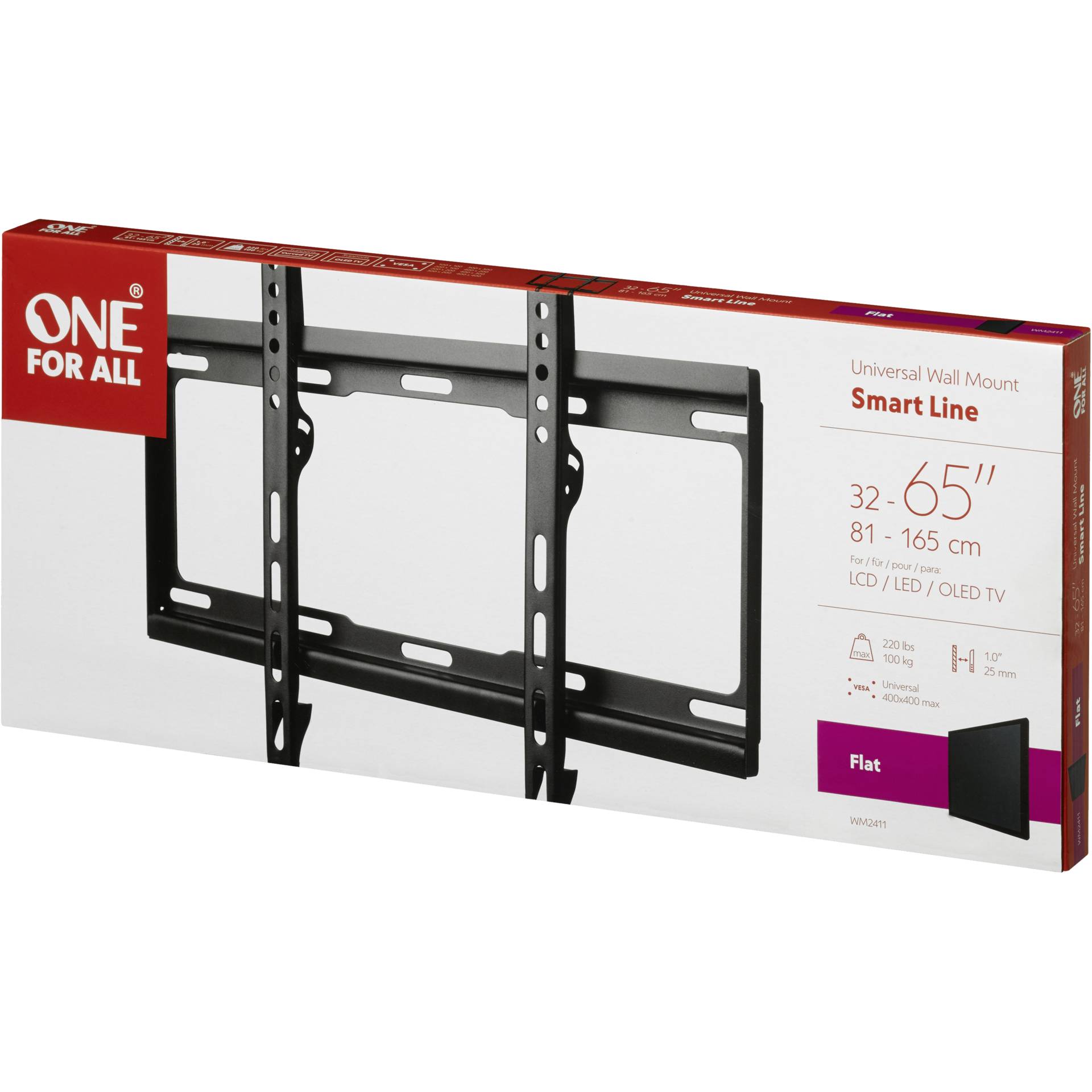 One for All TV supp. murale 55 Smart Flat