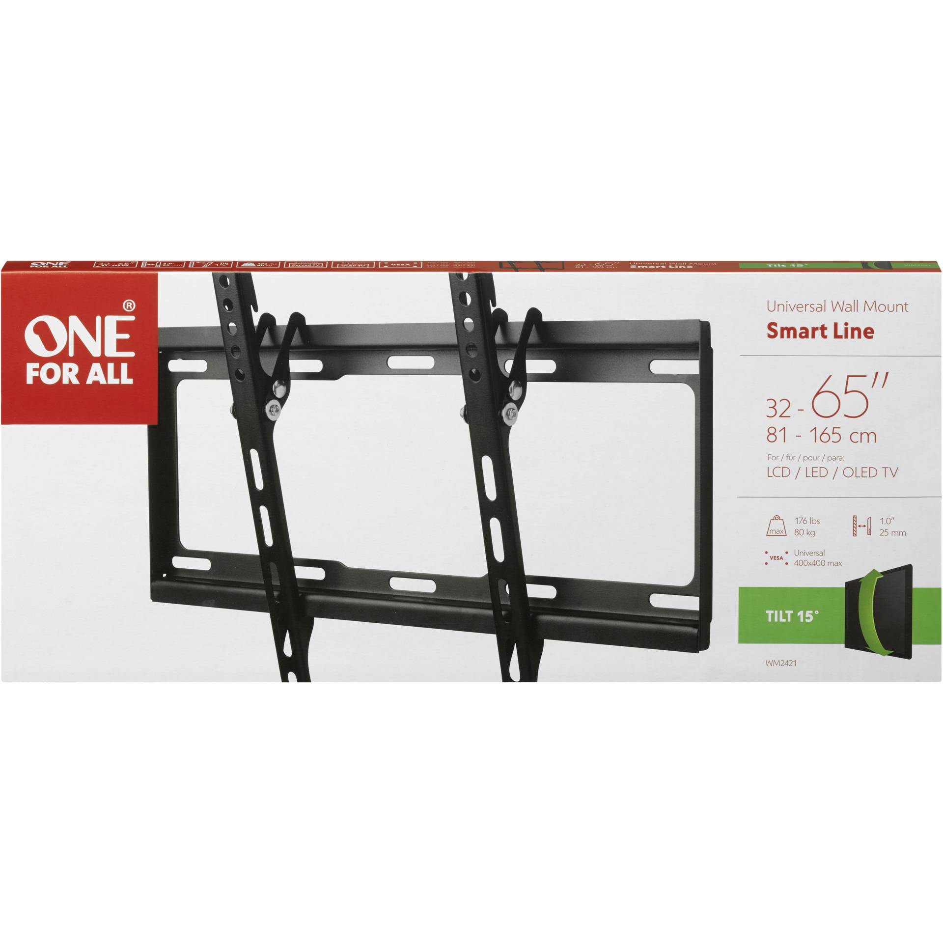 One for All TV supp. murale 55 Smart Tilt