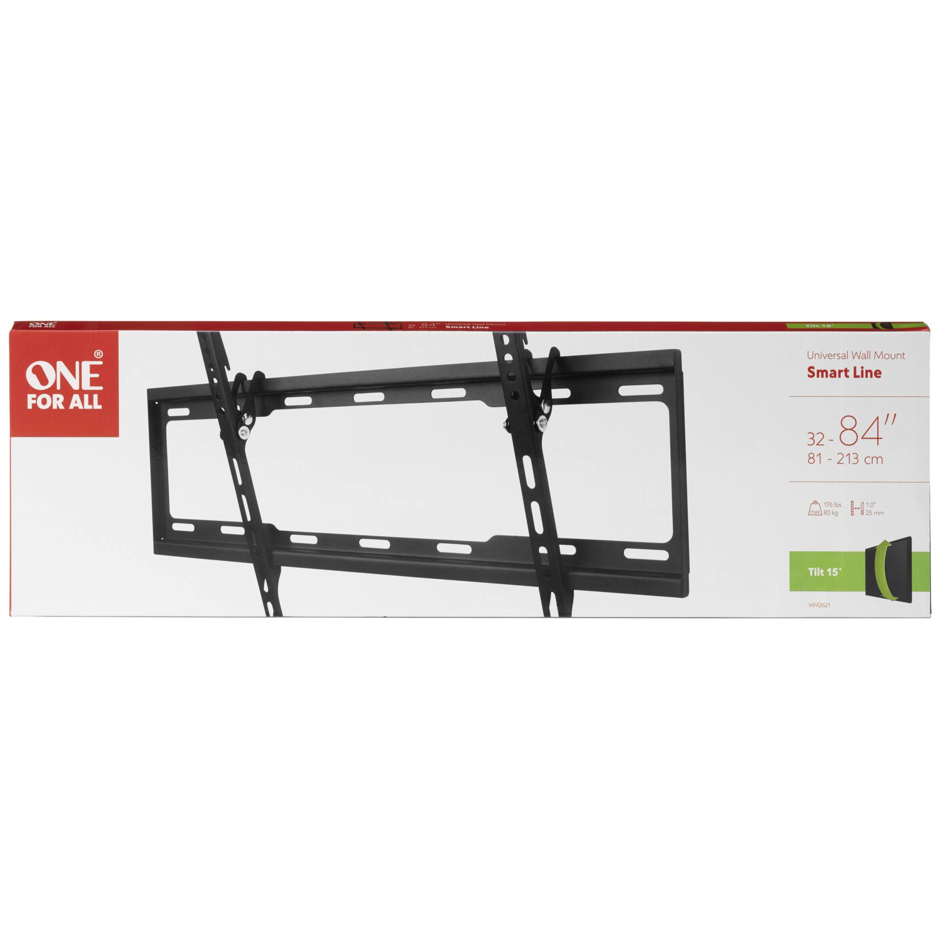 One for All TV supp. murale 84 Smart Tilt