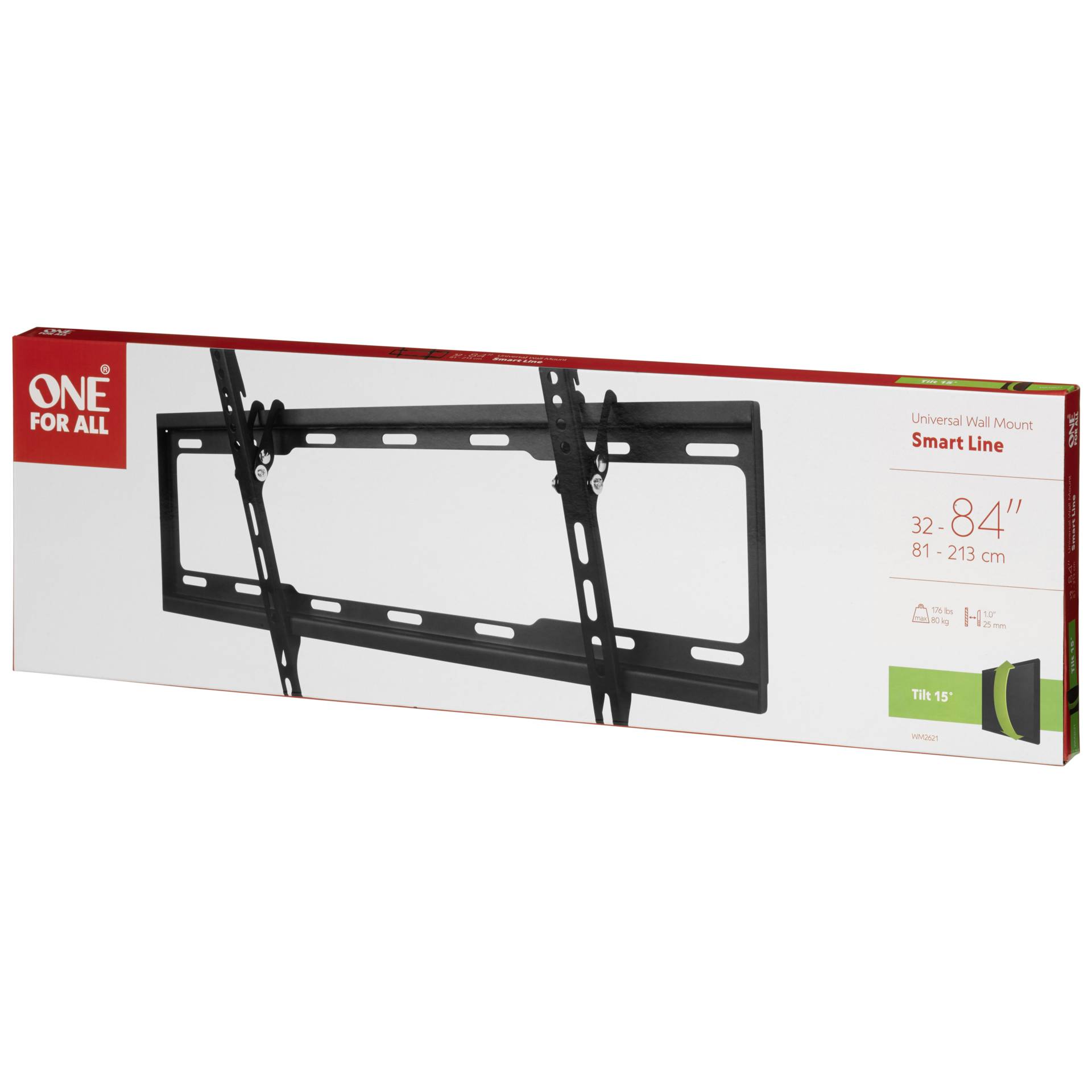 One for All TV supp. murale 84 Smart Tilt