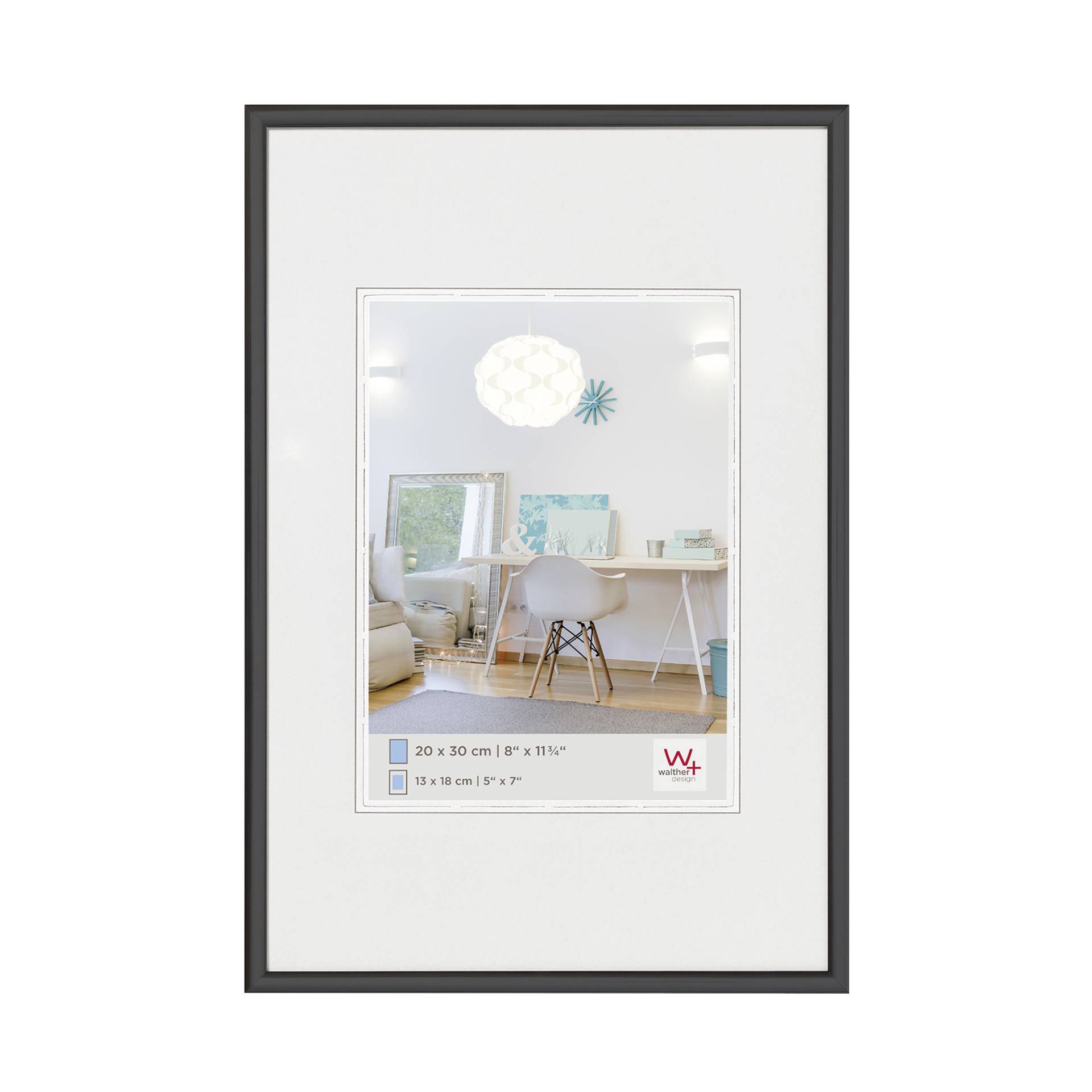 Walther New Lifestyle      20x30 plastica nero KV030B