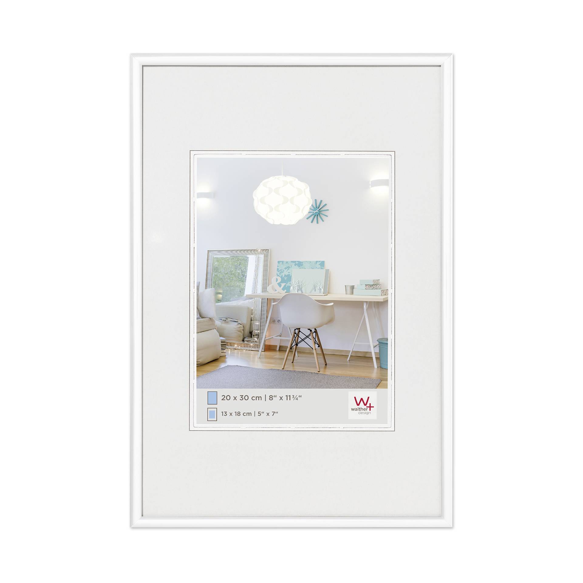 Walther New Lifestyle      20x30 plastica bianco KV030W