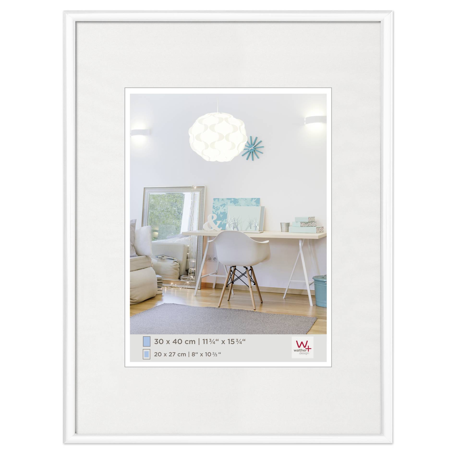 Walther New Lifestyle      30x40 plastica bianco KV040W