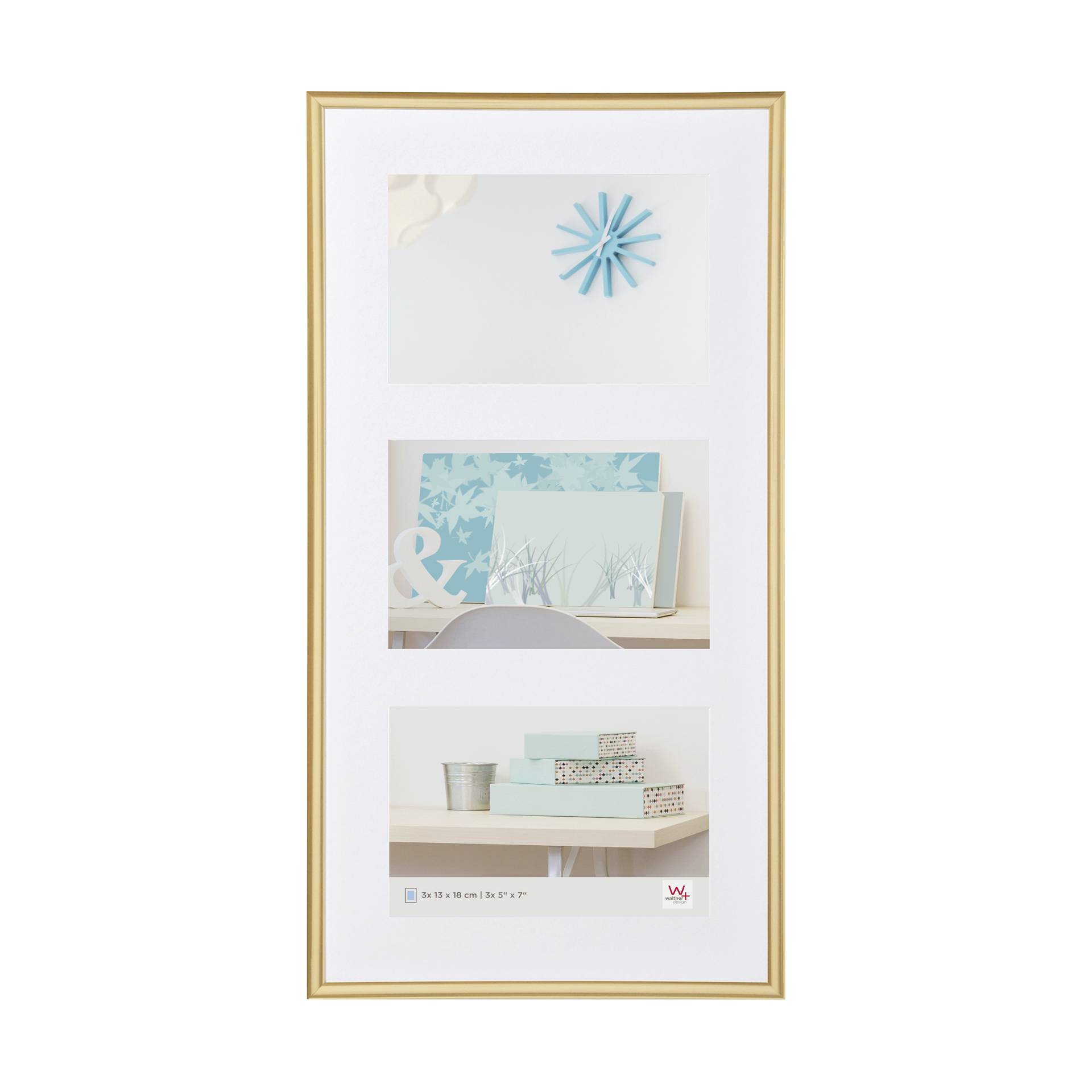 Walther New Lifestyle    3x13x18 plastica Galerie oro KV338G